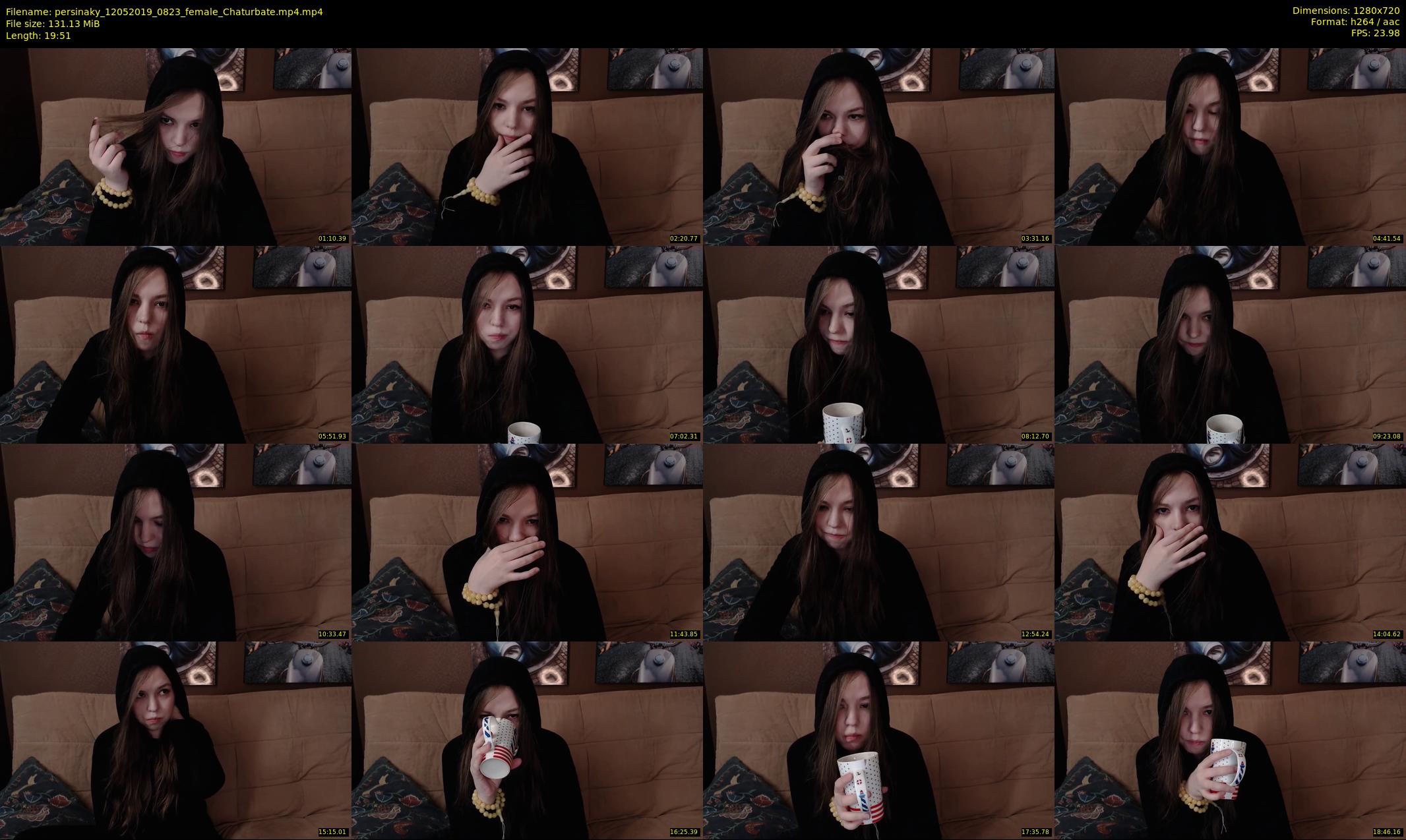 persinaky — 20 minute Chaturbate female cam show recording, 720p, May 12, 2019