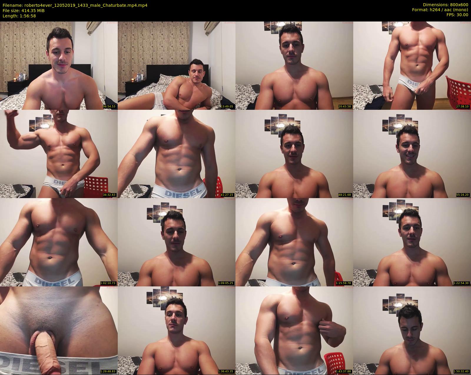 roberto4ever — 117 minute Chaturbate male cam show recording, 480p, May 12, 2019