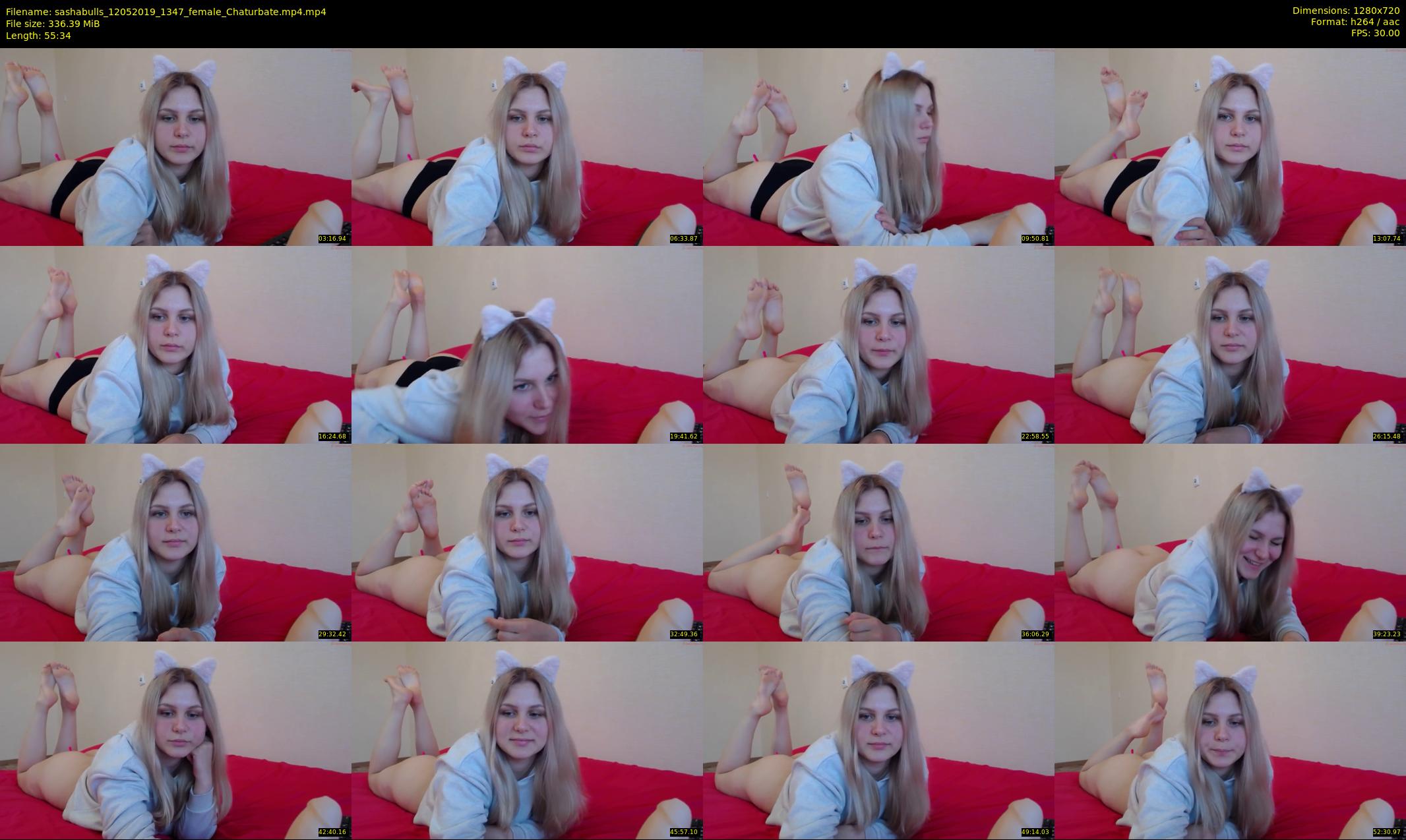 sashabulls — 56 minute Chaturbate couple cam show recording, 720p, May 12, 2019