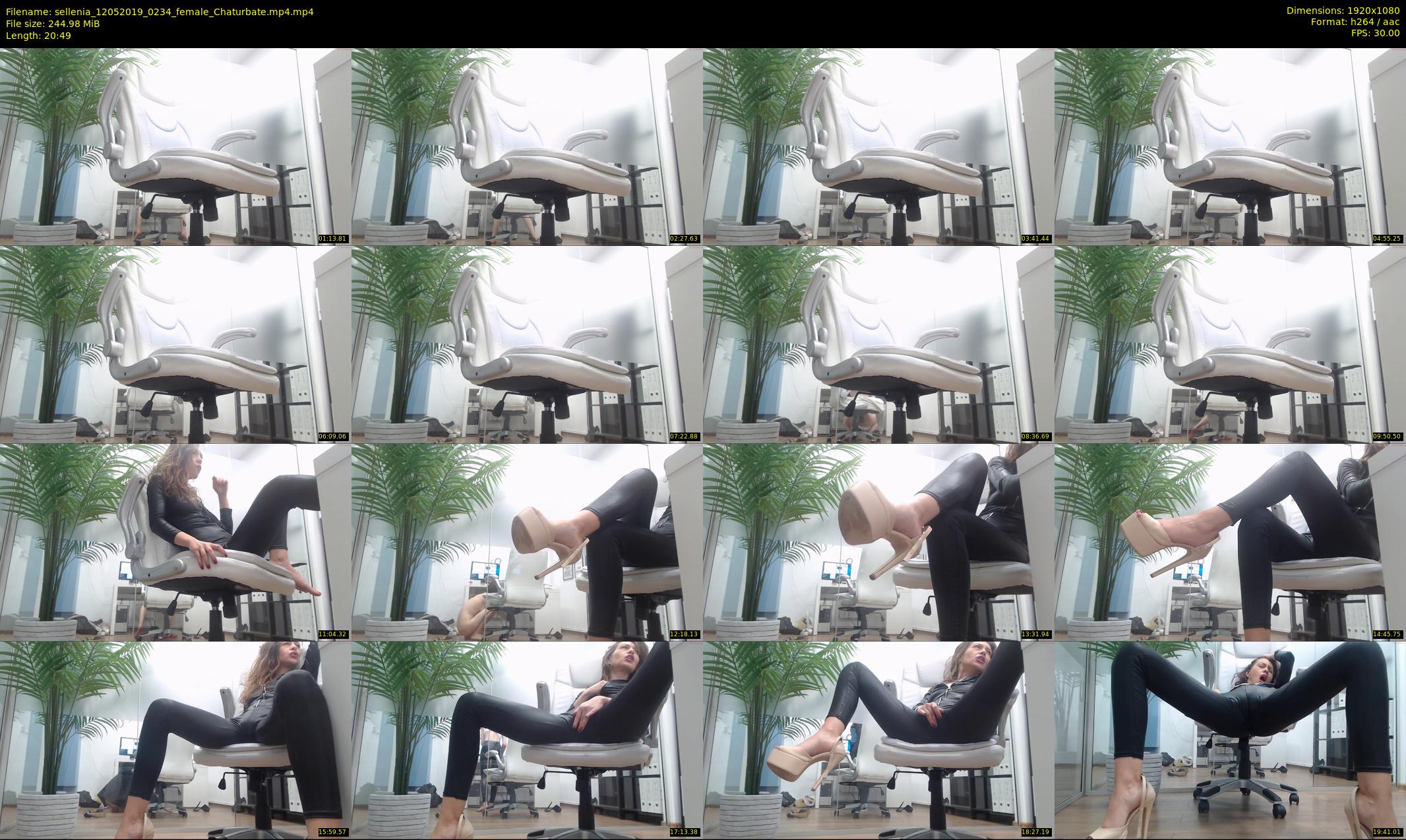 sellenia — 21 minute Chaturbate female cam show recording, 1080p, May 12, 2019