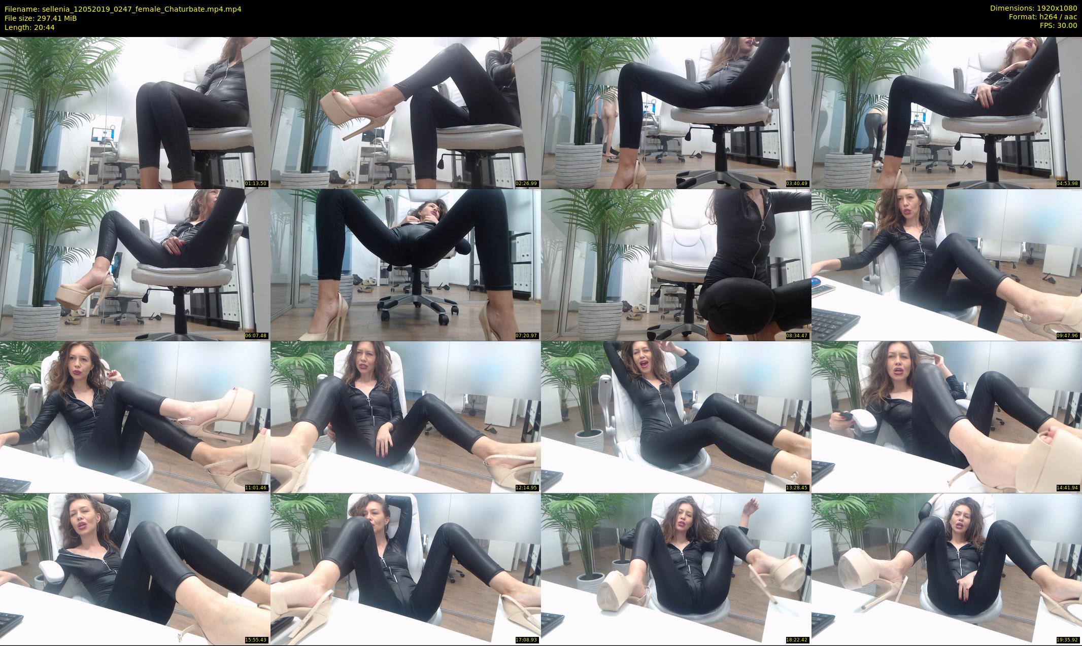 sellenia — 21 minute Chaturbate female cam show recording, 1080p, May 12, 2019