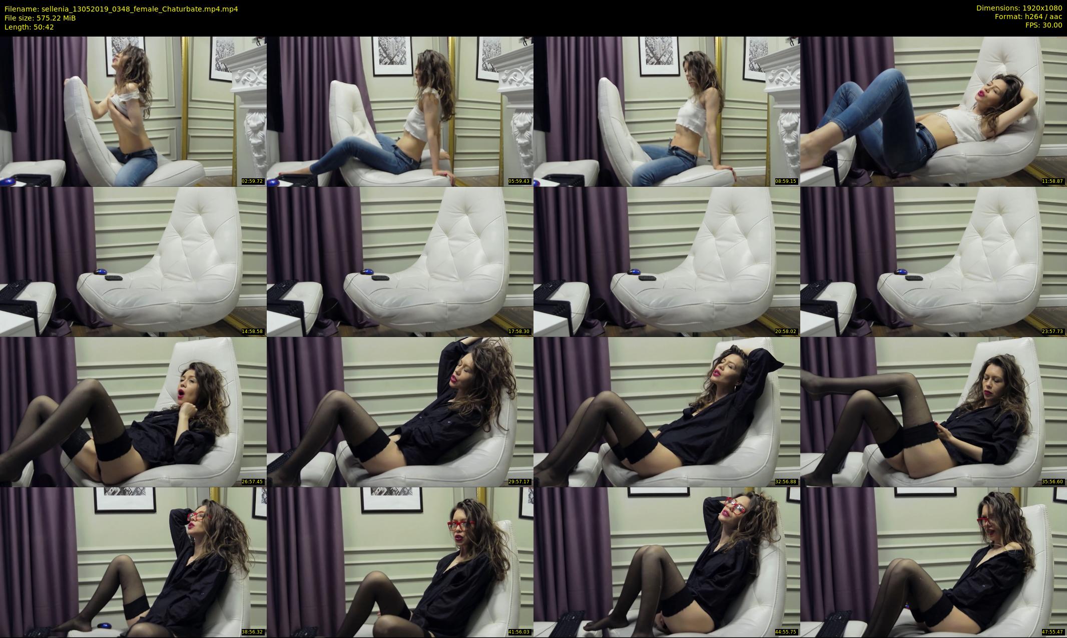 sellenia — 51 minute Chaturbate female cam show recording, 1080p, May 13, 2019