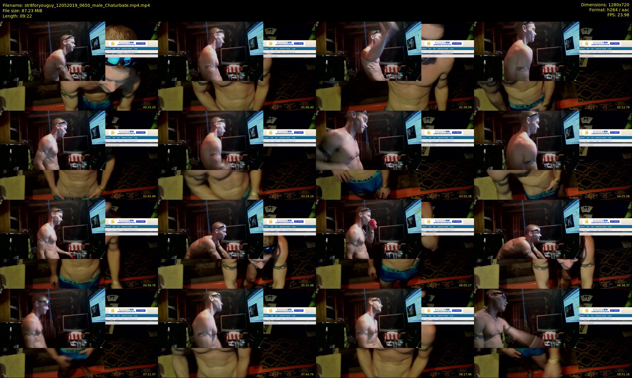 str8foryouguy — 10 minute Chaturbate male cam show recording, 720p, May 12, 2019
