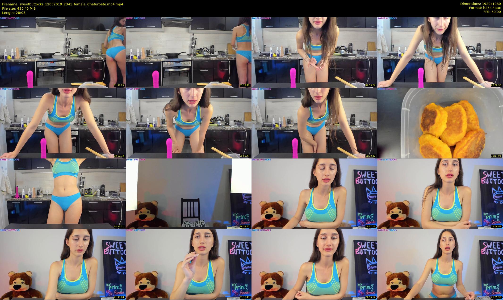 sweetbuttocks — 29 minute Chaturbate female cam show recording, 1080p, May 12, 2019