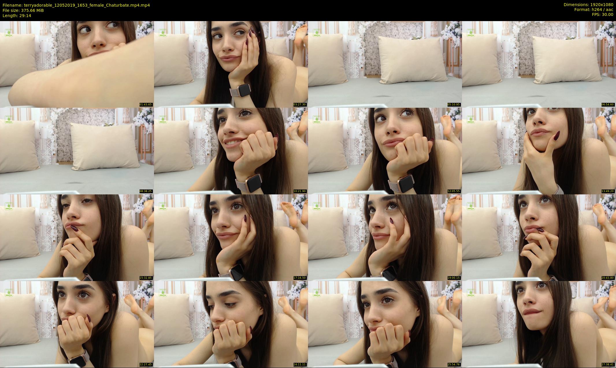 terryadorable — 30 minute Chaturbate female cam show recording, 1080p, May 12, 2019