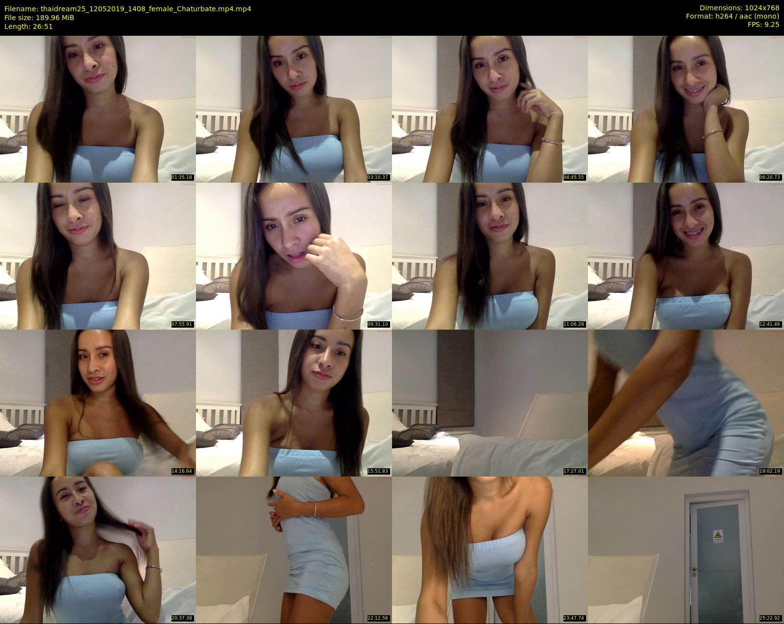 thaidream25 — 27 minute Chaturbate female cam show recording, 720p, May 12, 2019
