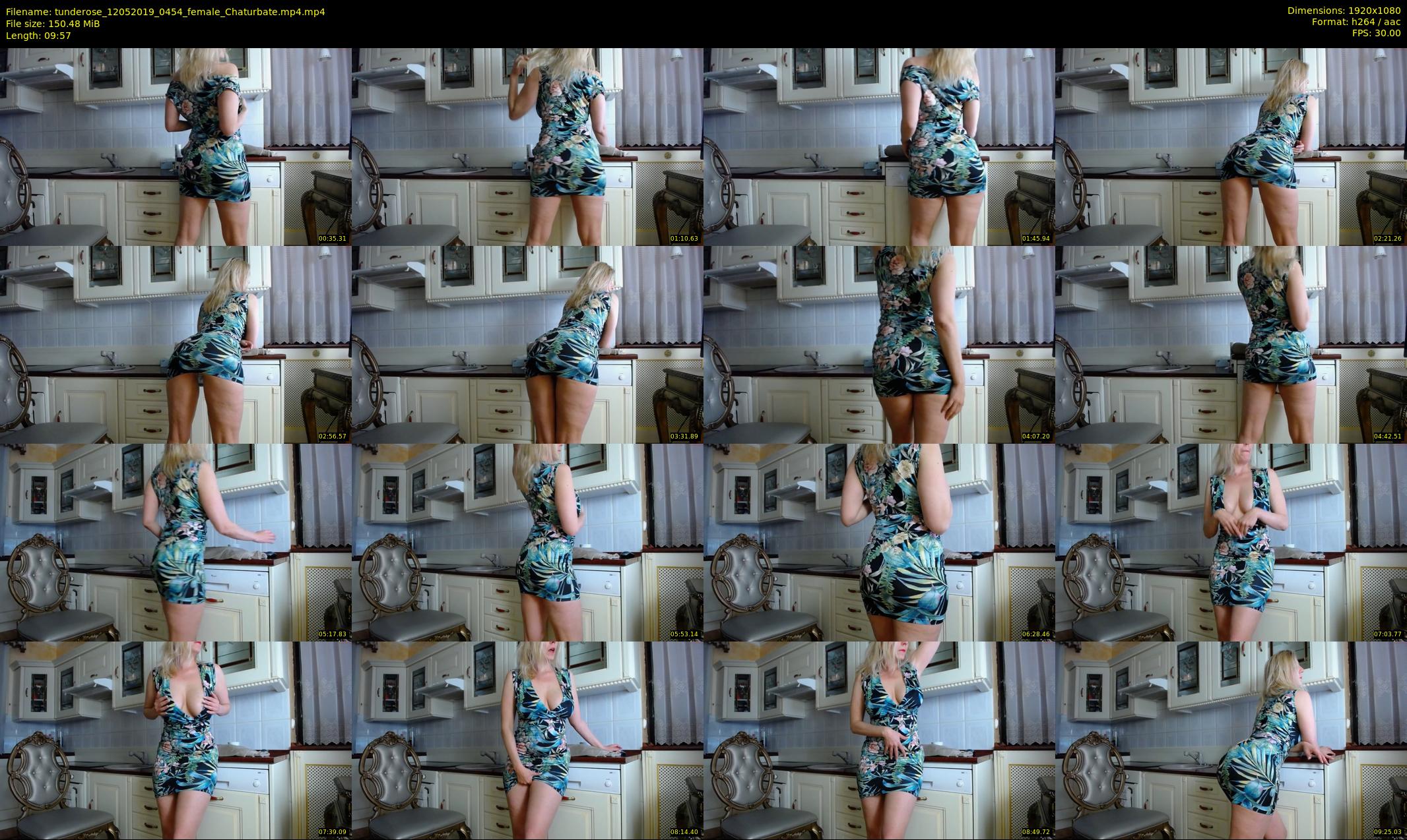 tunderose — 10 minute Chaturbate female cam show recording, 1080p, May 12, 2019