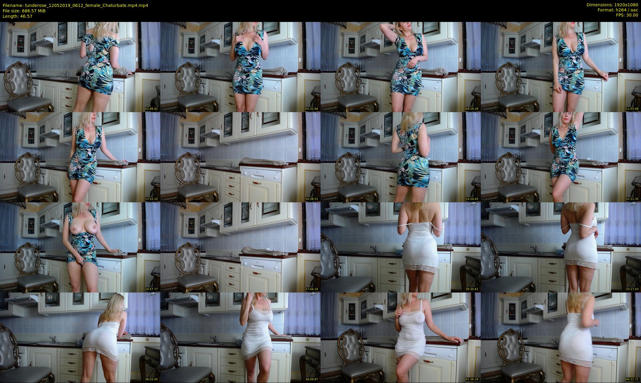 tunderose — 47 minute Chaturbate female cam show recording, 1080p, May 12, 2019