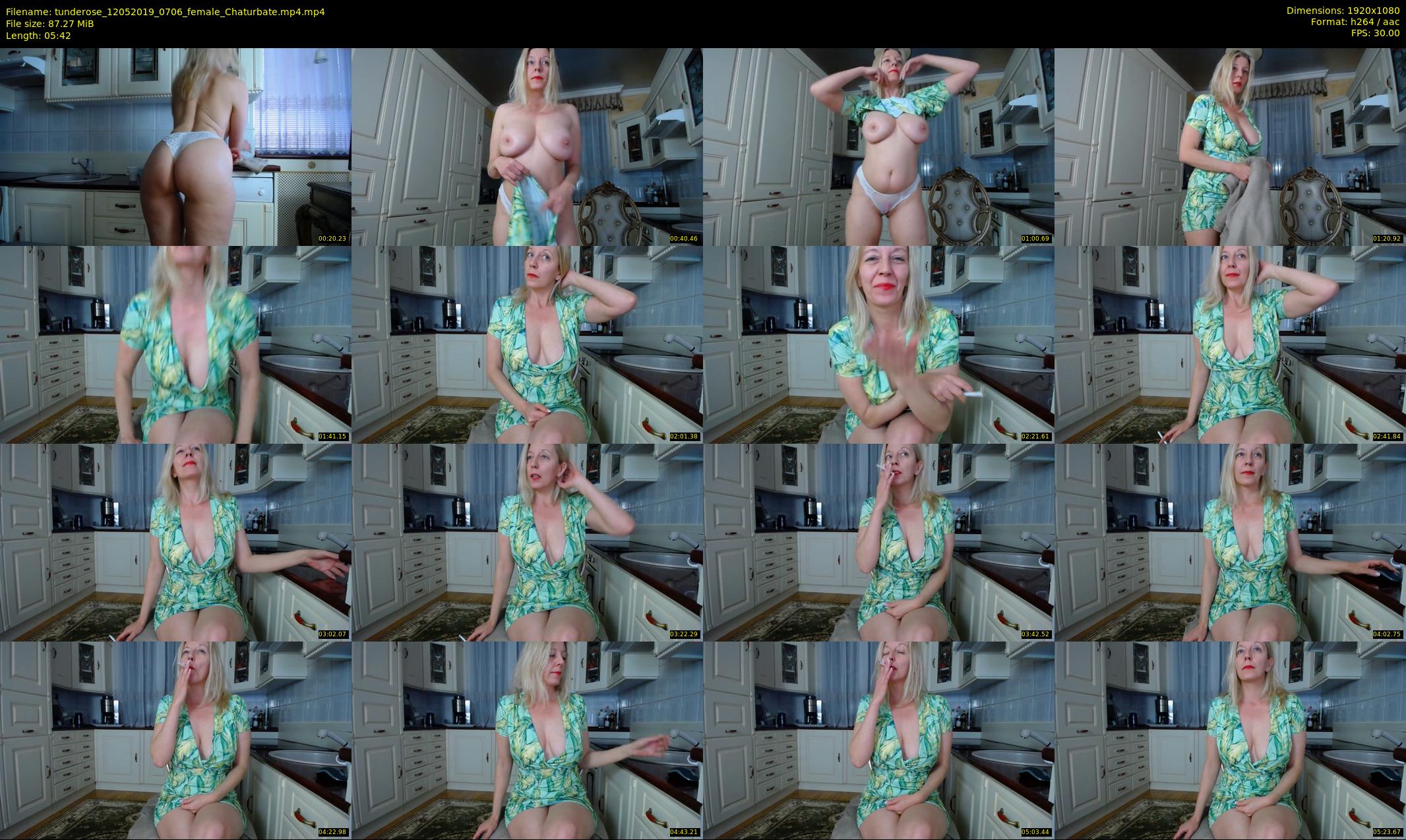tunderose — 6 minute Chaturbate female cam show recording, 1080p, May 12, 2019