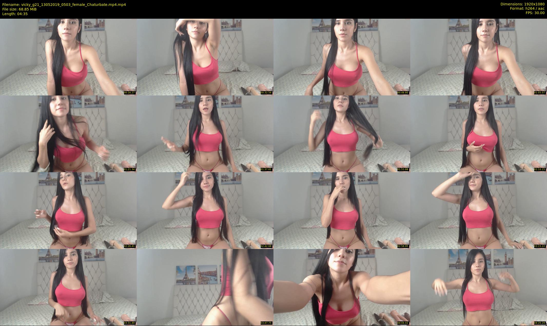 vicky_g21 — 5 minute Chaturbate female cam show recording, 1080p, May 13, 2019