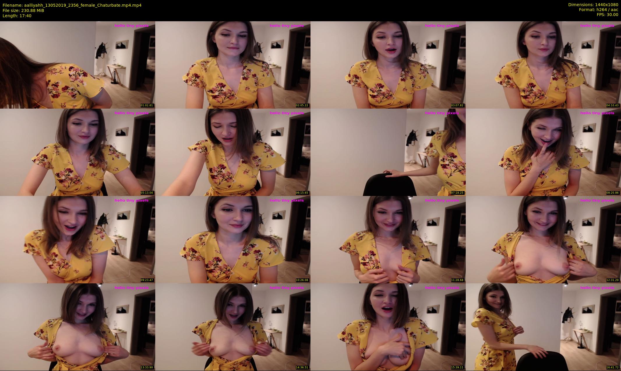 aalliyahh — 18 minute Chaturbate female cam show recording, 1080p, May 13, 2019