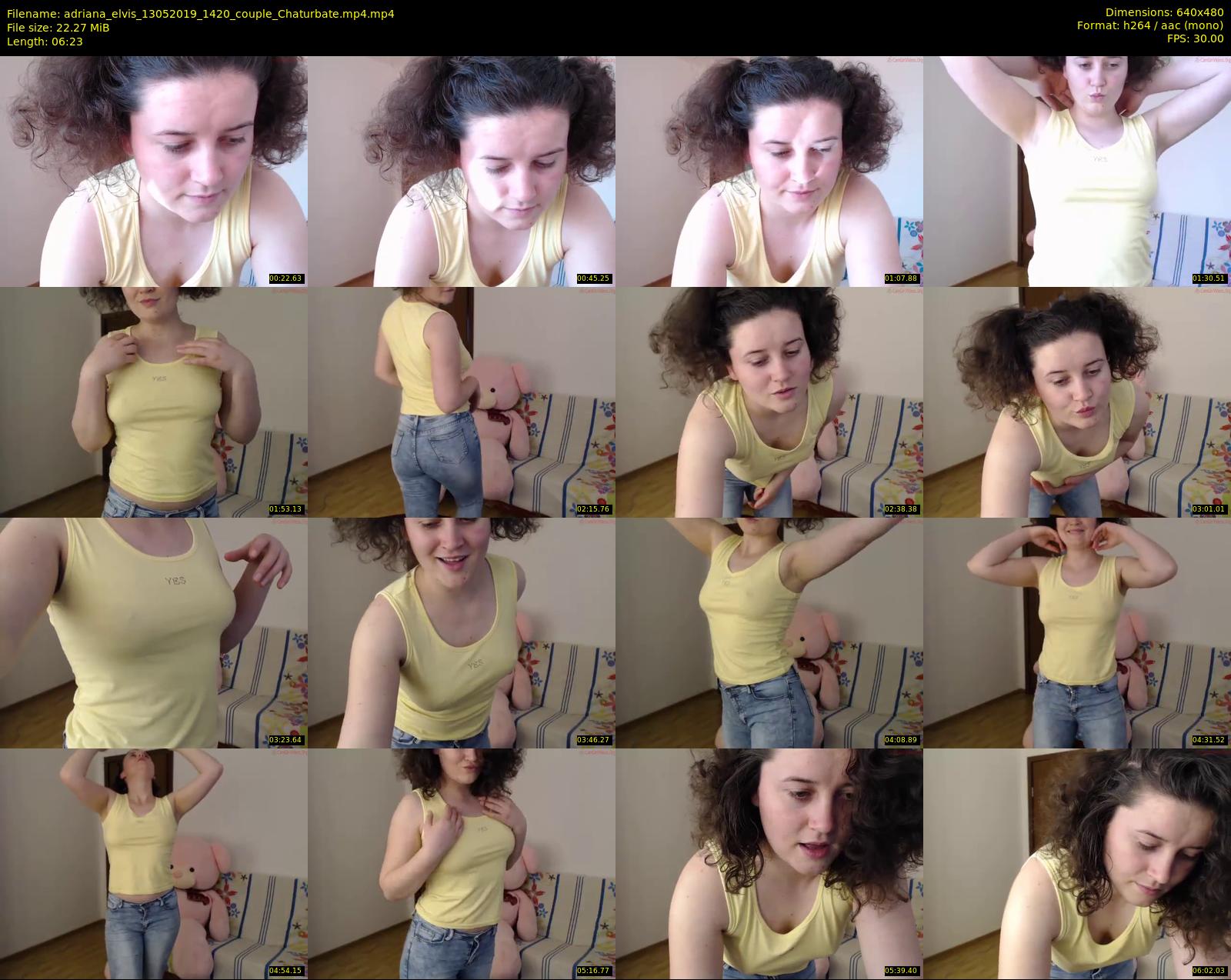 adriana_elvis — 7 minute Chaturbate couple cam show recording, 480p, May 13, 2019