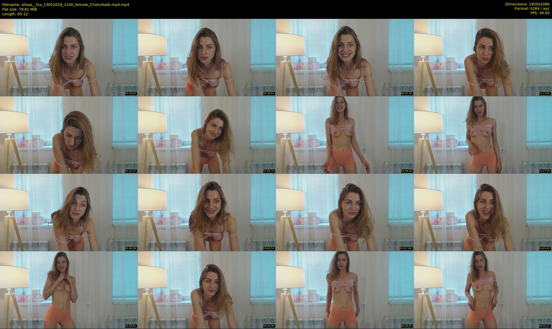 alisaa__fox — 6 minute Chaturbate female cam show recording, 1080p, May 13, 2019