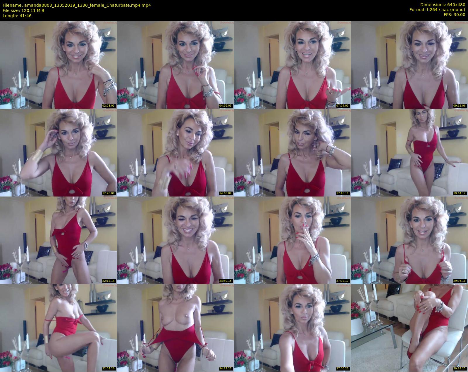 amanda0803 — 42 minute Chaturbate female cam show recording, 480p, May 13, 2019