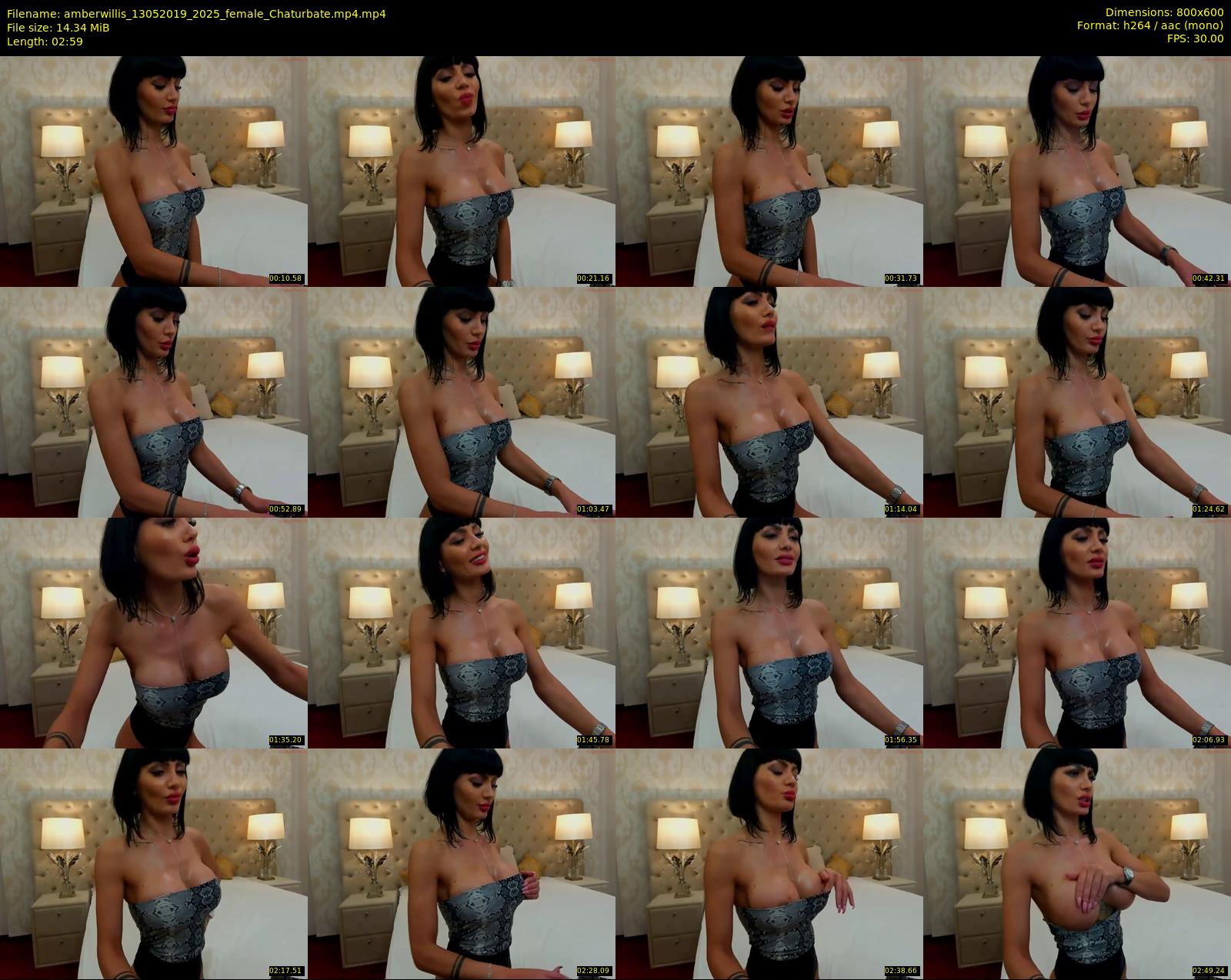 amberwillis — 3 minute Chaturbate female cam show recording, 480p, May 13, 2019