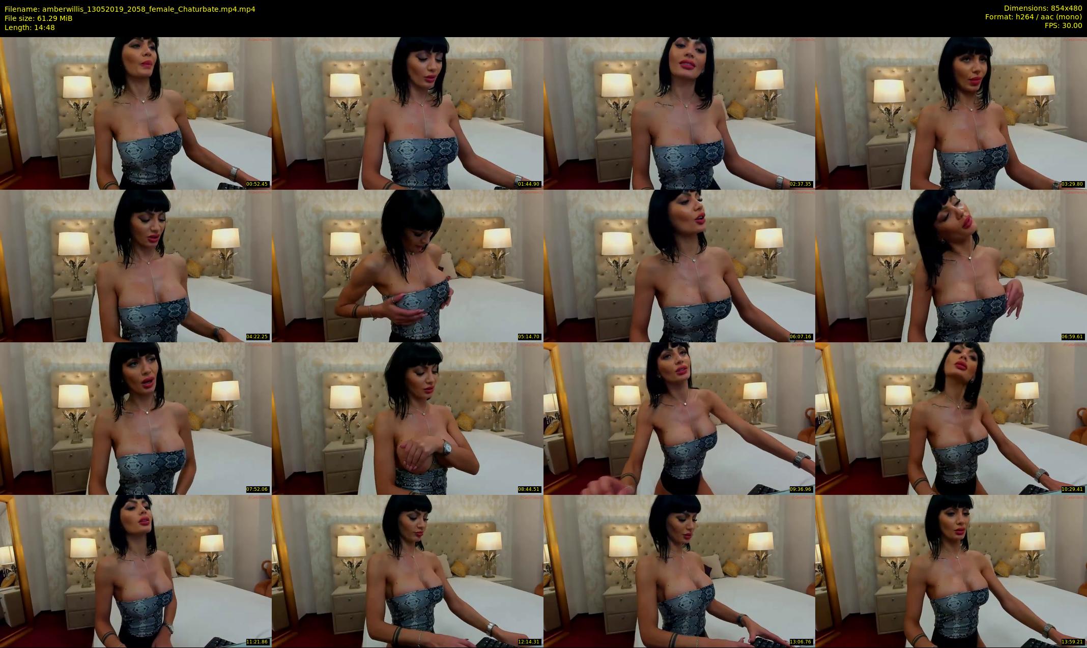 amberwillis — 15 minute Chaturbate female cam show recording, 480p, May 13, 2019