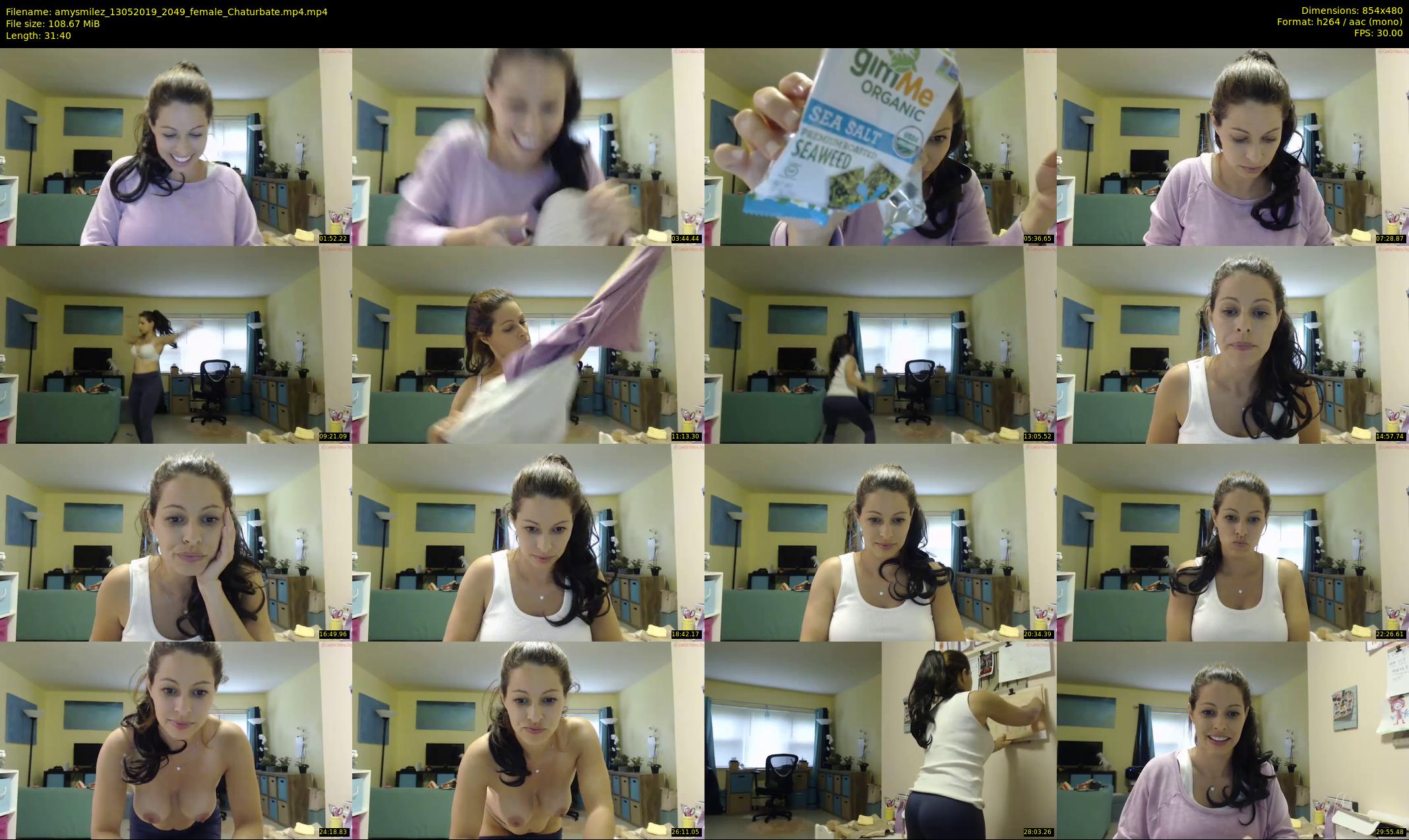 amysmilez — 32 minute Chaturbate female cam show recording, 480p, May 13, 2019