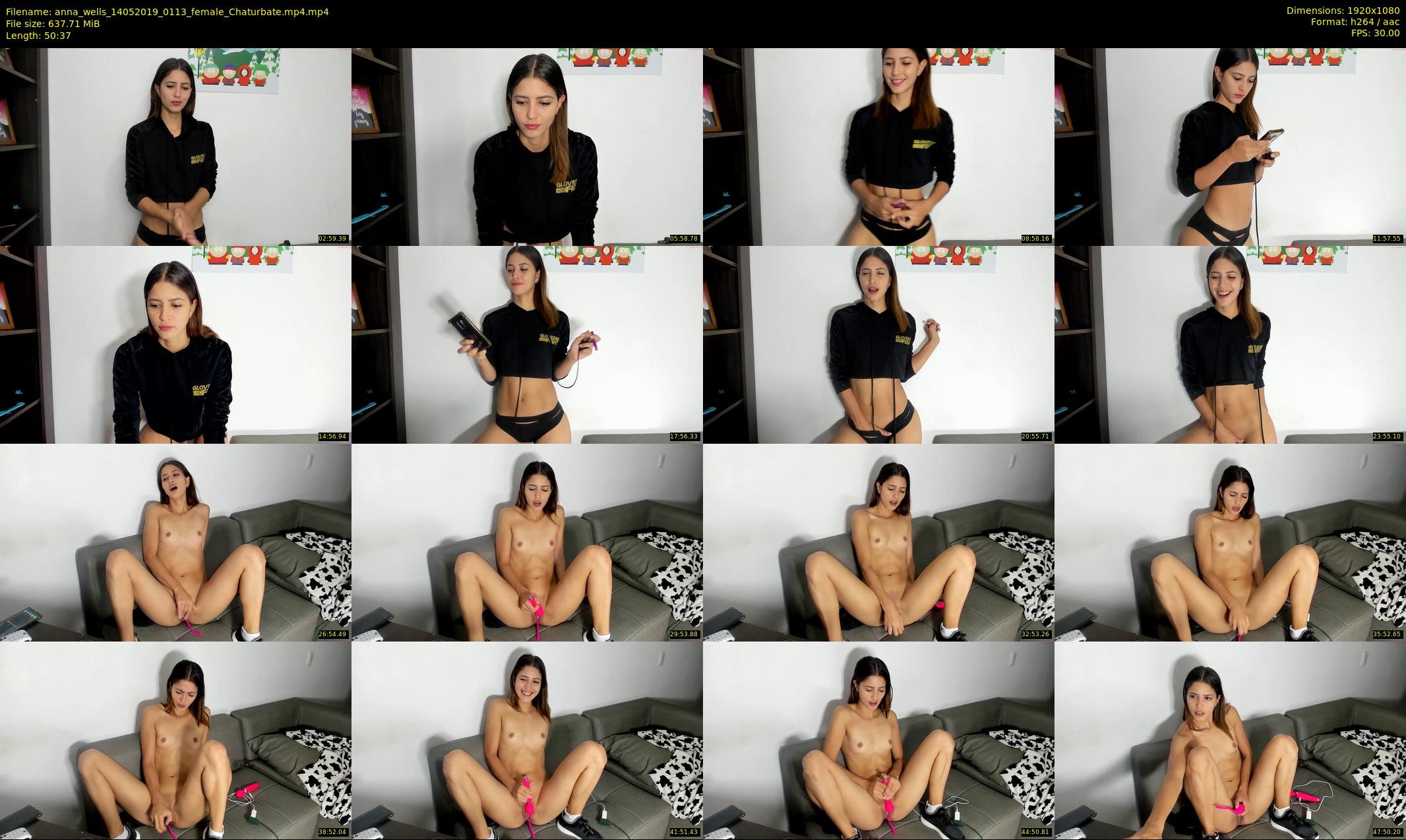 anna_wells — 51 minute Chaturbate female cam show recording, 1080p, May 14, 2019