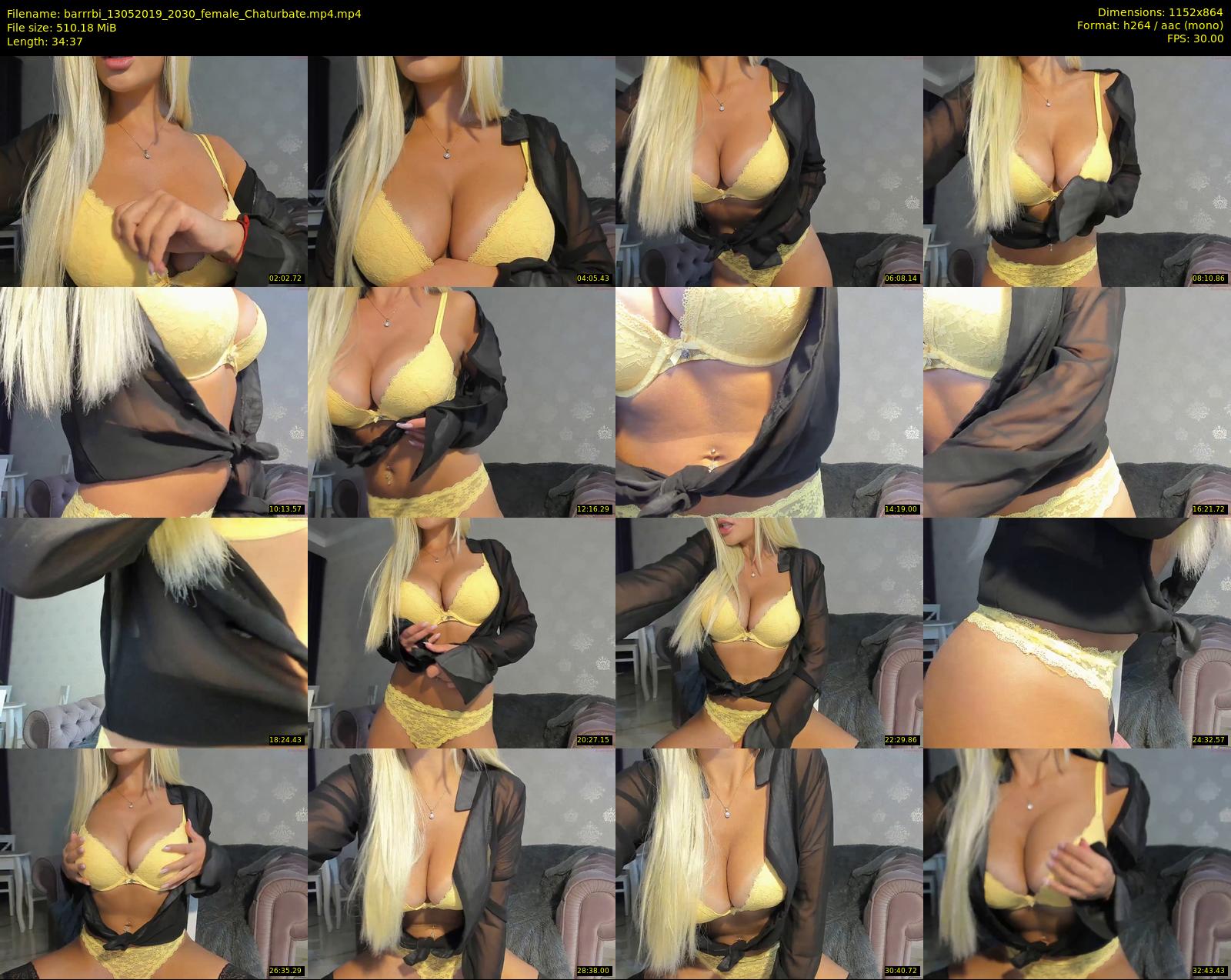 barrrbi — 35 minute Chaturbate female cam show recording, 720p, May 13, 2019