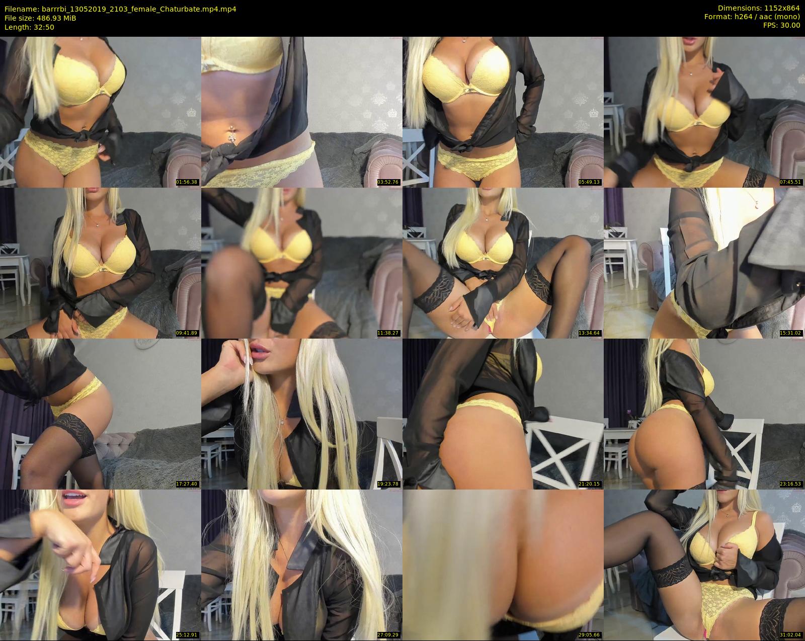 barrrbi — 33 minute Chaturbate female cam show recording, 720p, May 13, 2019