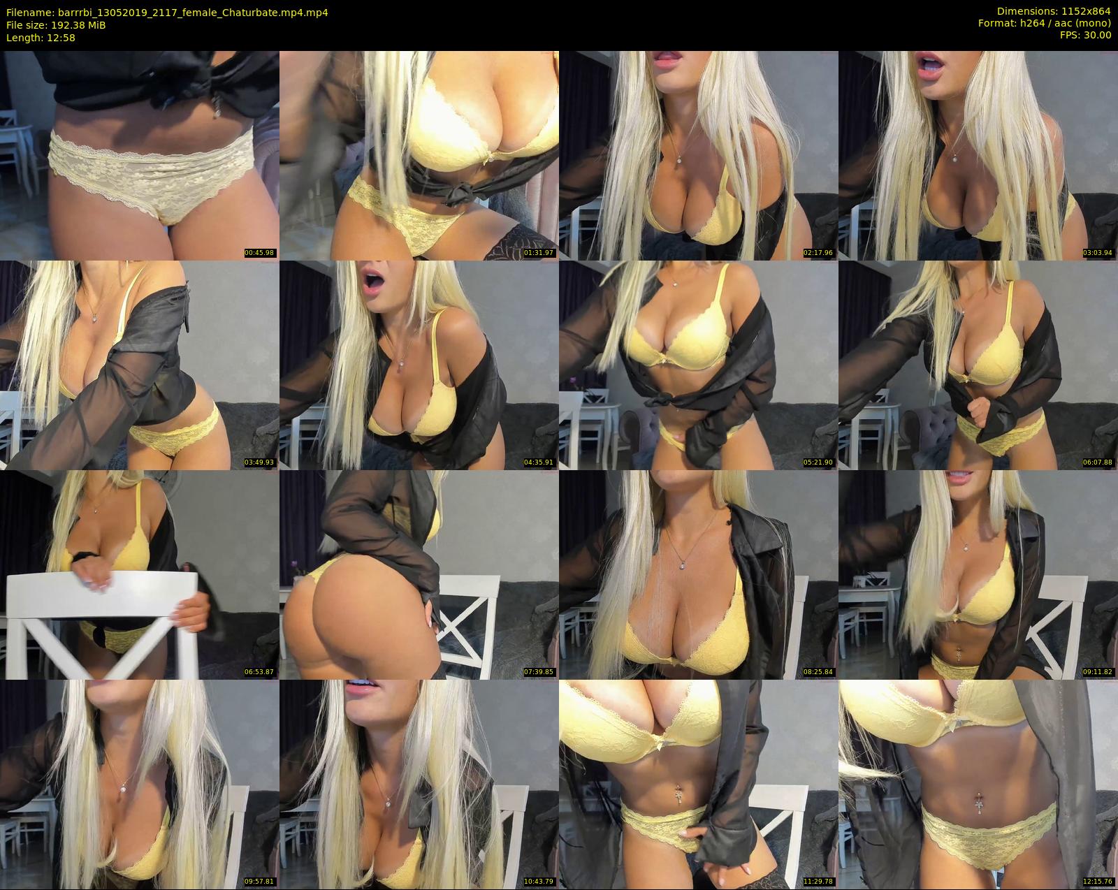 barrrbi — 13 minute Chaturbate female cam show recording, 720p, May 13, 2019