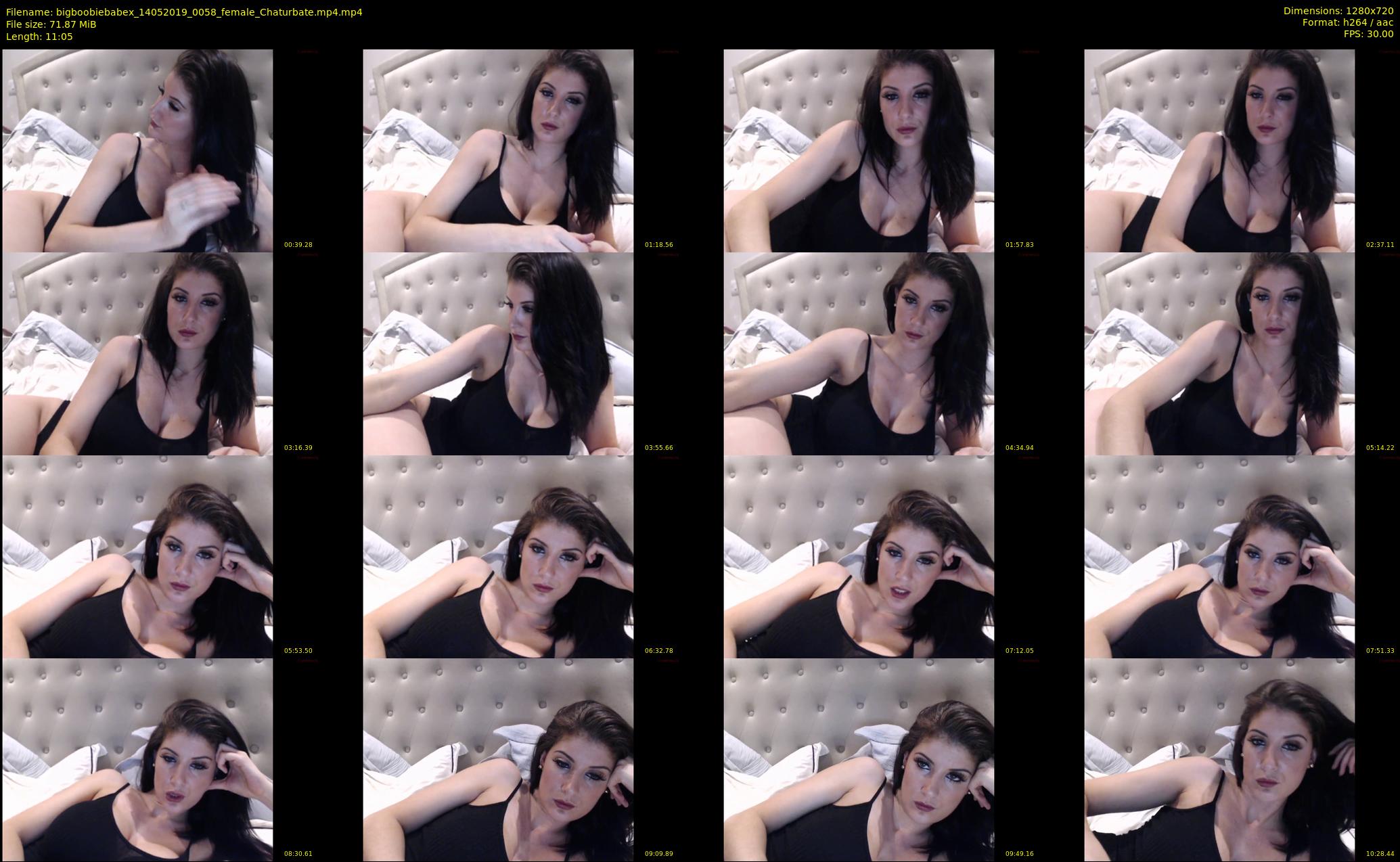 bigboobiebabex — 12 minute Chaturbate female cam show recording, 720p, May 14, 2019