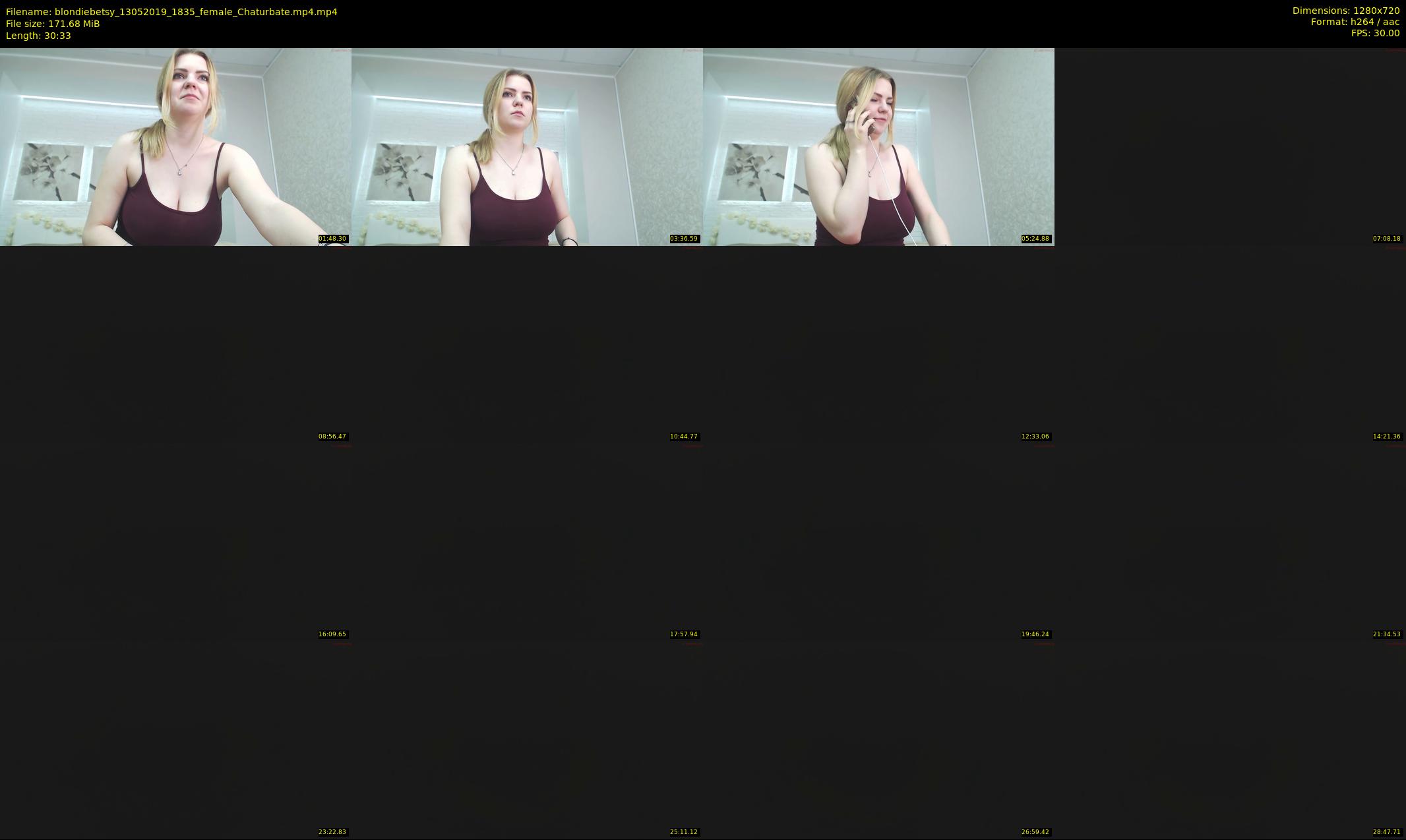 blondiebetsy — 31 minute Chaturbate female cam show recording, 720p, May 13, 2019