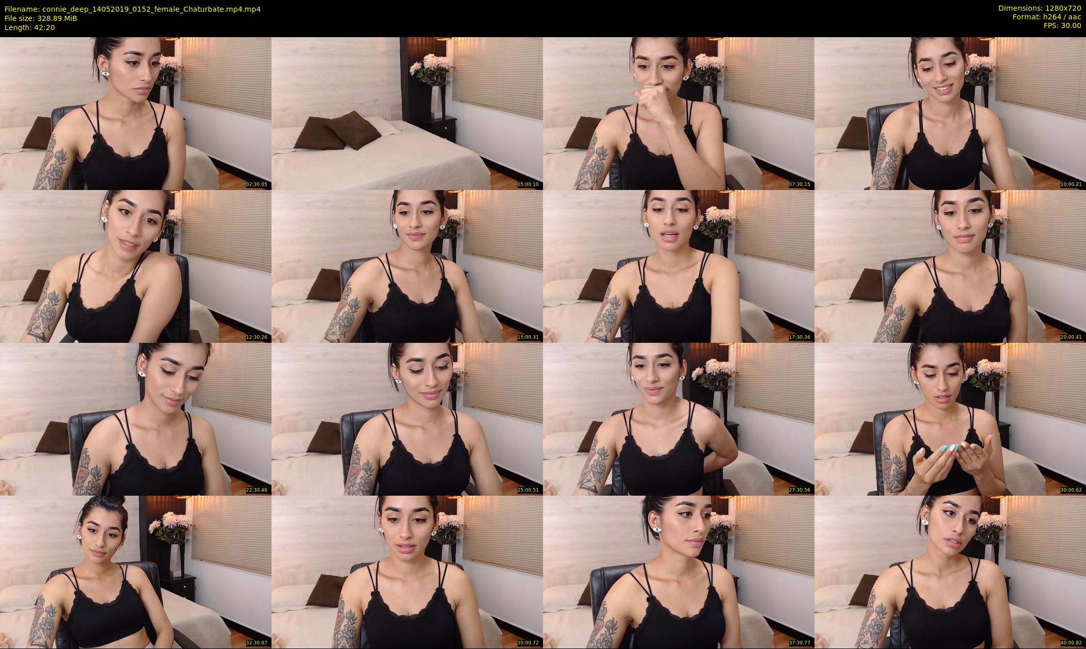 connie_deep — 43 minute Chaturbate female cam show recording, 720p, May 14, 2019