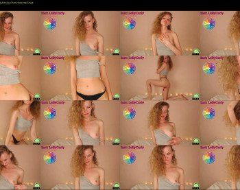 curlylolly — 15 minute Chaturbate female cam show recording, 1080p, May 13, 2019