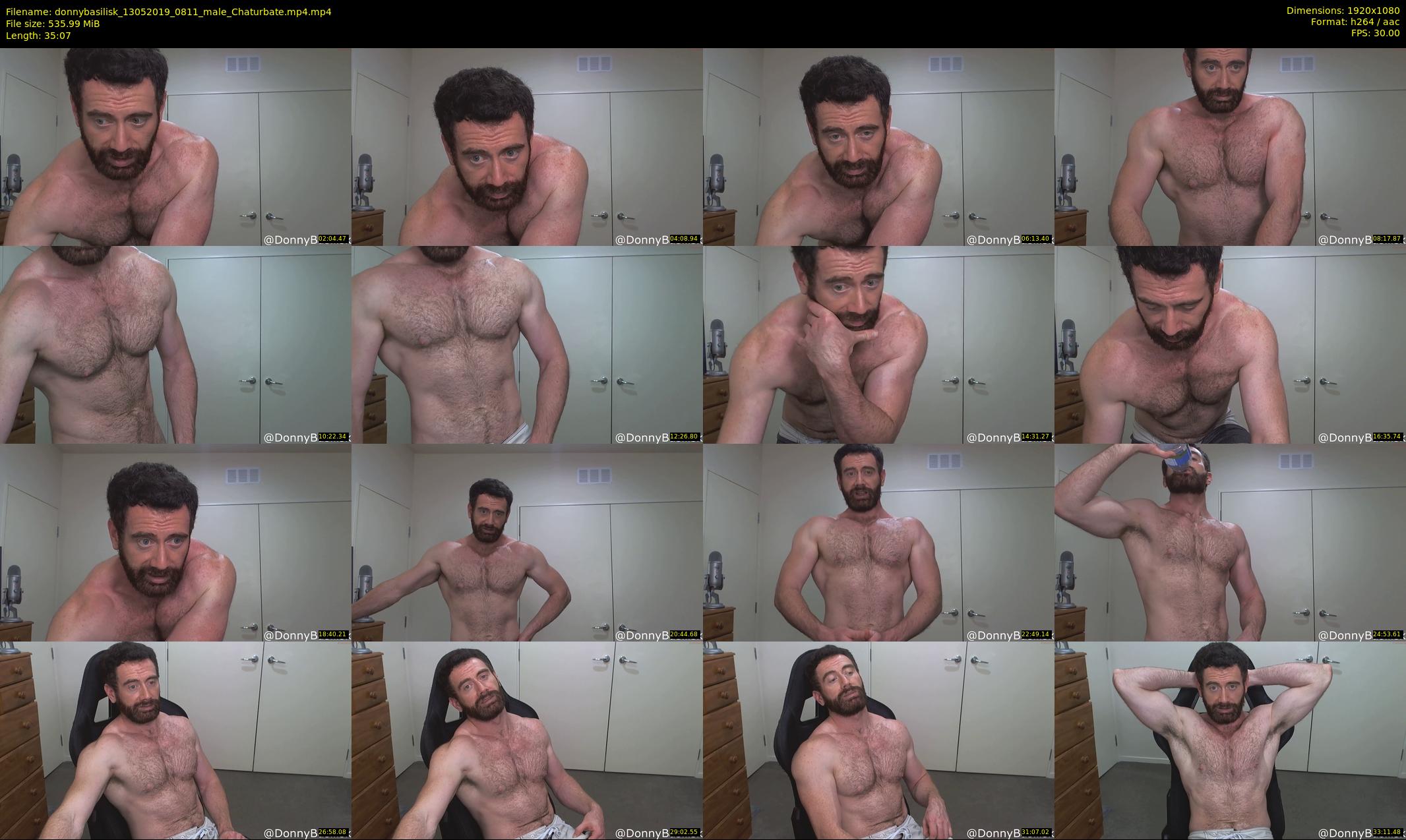 donnybasilisk — 36 minute Chaturbate male cam show recording, 1080p, May 13, 2019