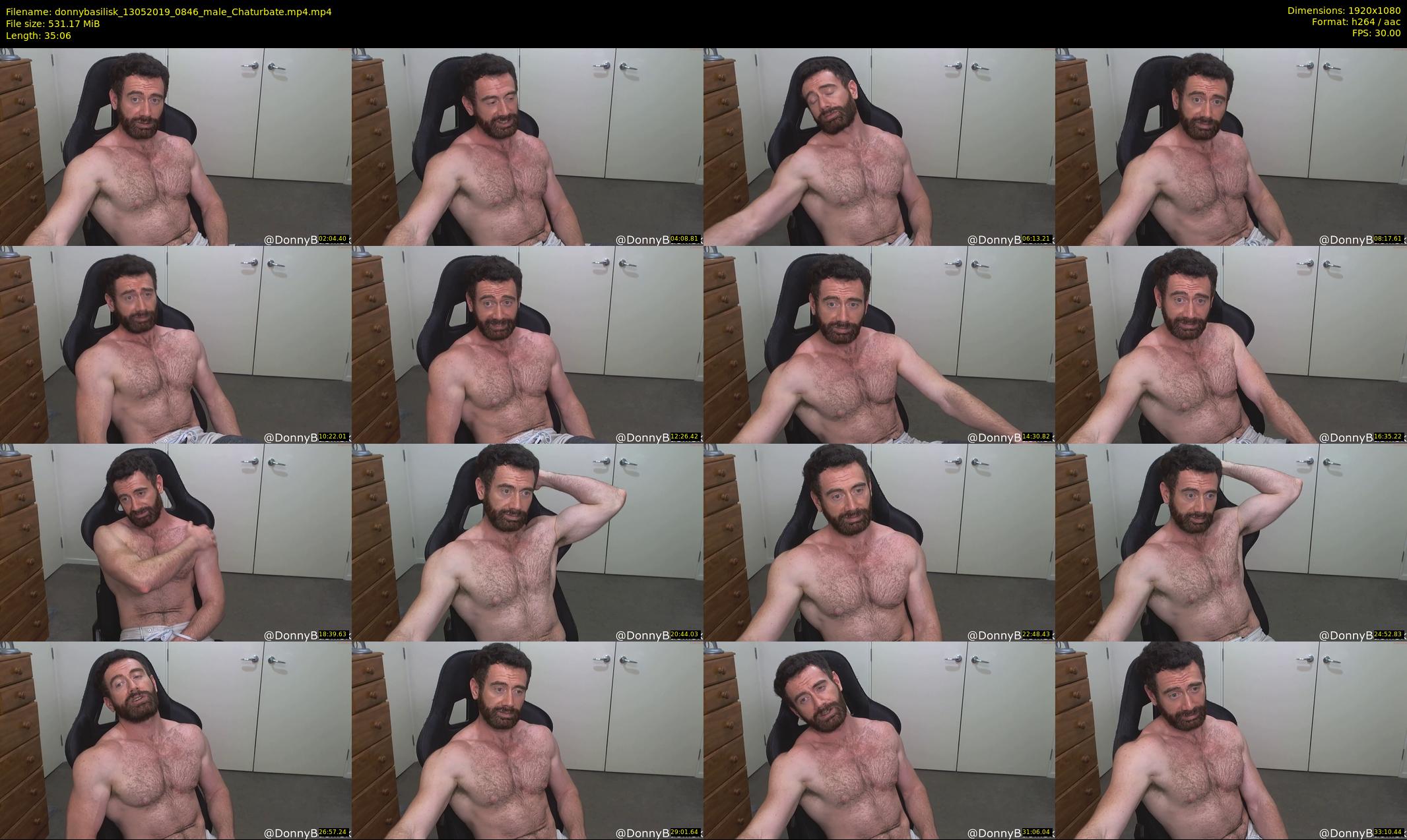 donnybasilisk — 36 minute Chaturbate male cam show recording, 1080p, May 13, 2019