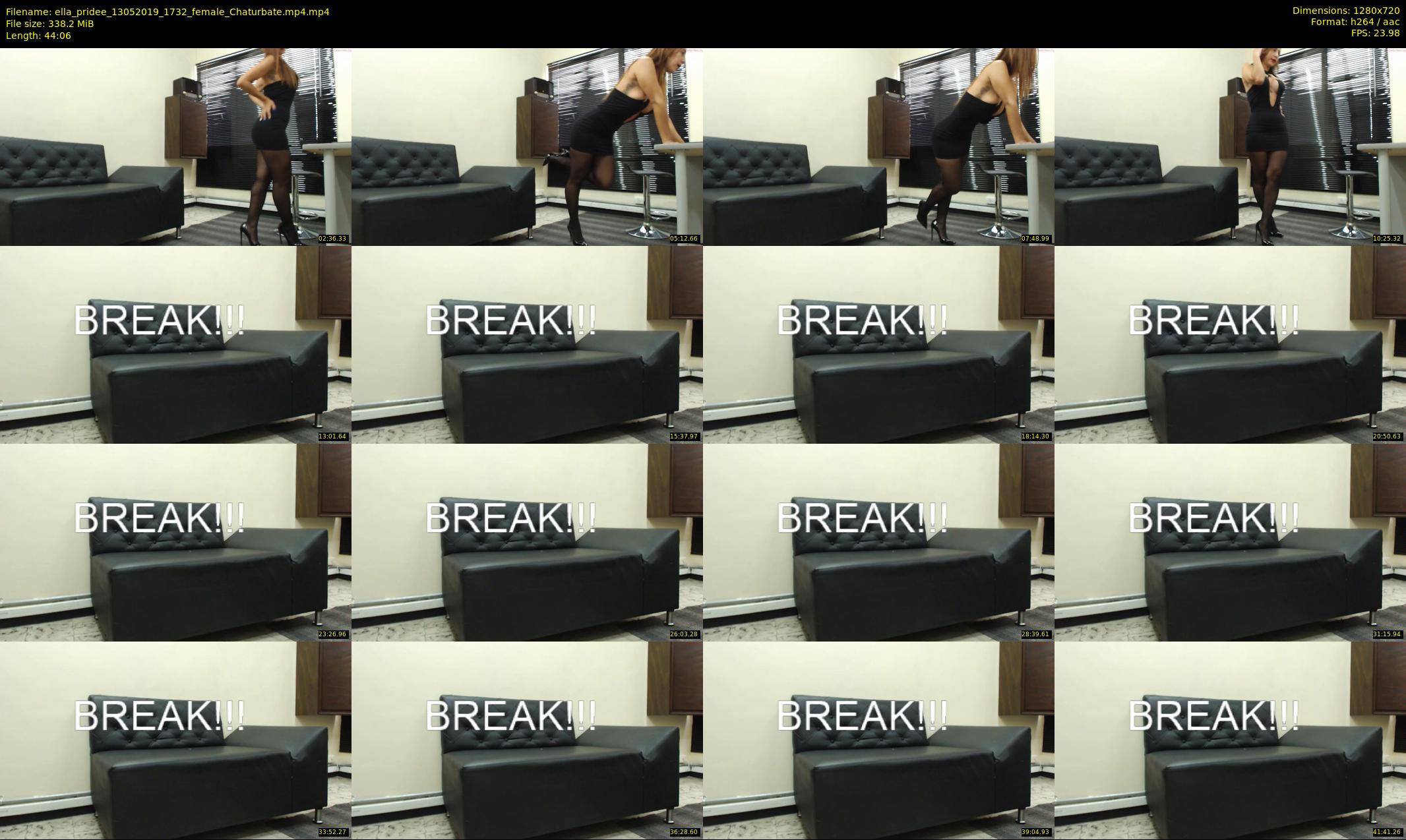ella_pridee — 45 minute Chaturbate female cam show recording, 720p, May 13, 2019