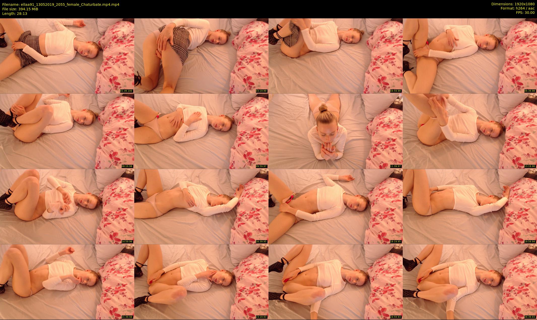 ellaa91 — 29 minute Chaturbate female cam show recording, 1080p, May 13, 2019