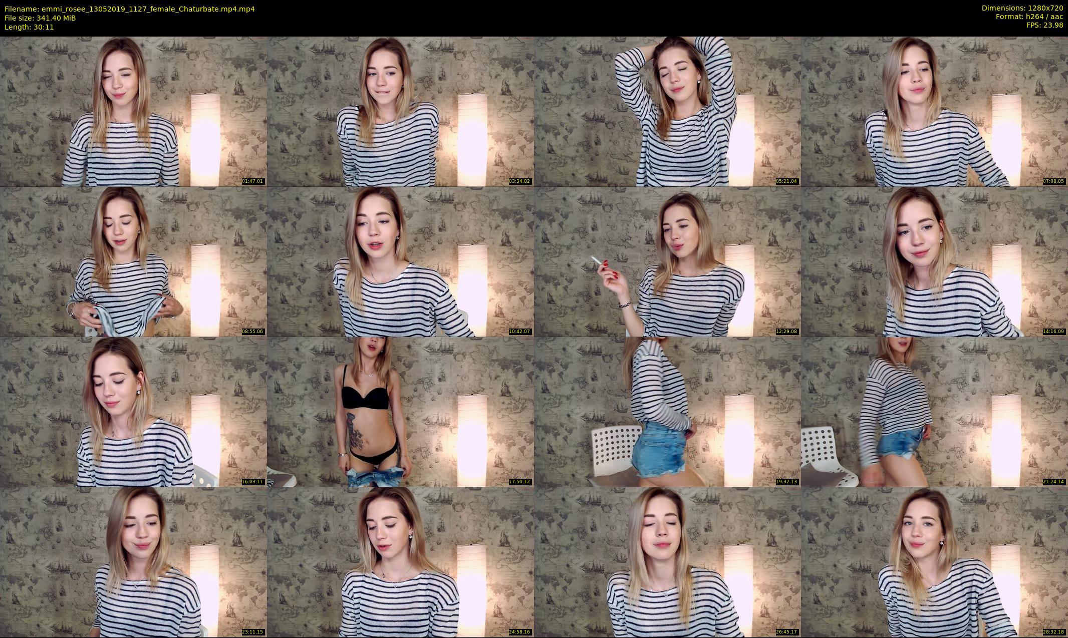emmi_rosee — 31 minute Chaturbate female cam show recording, 720p, May 13, 2019