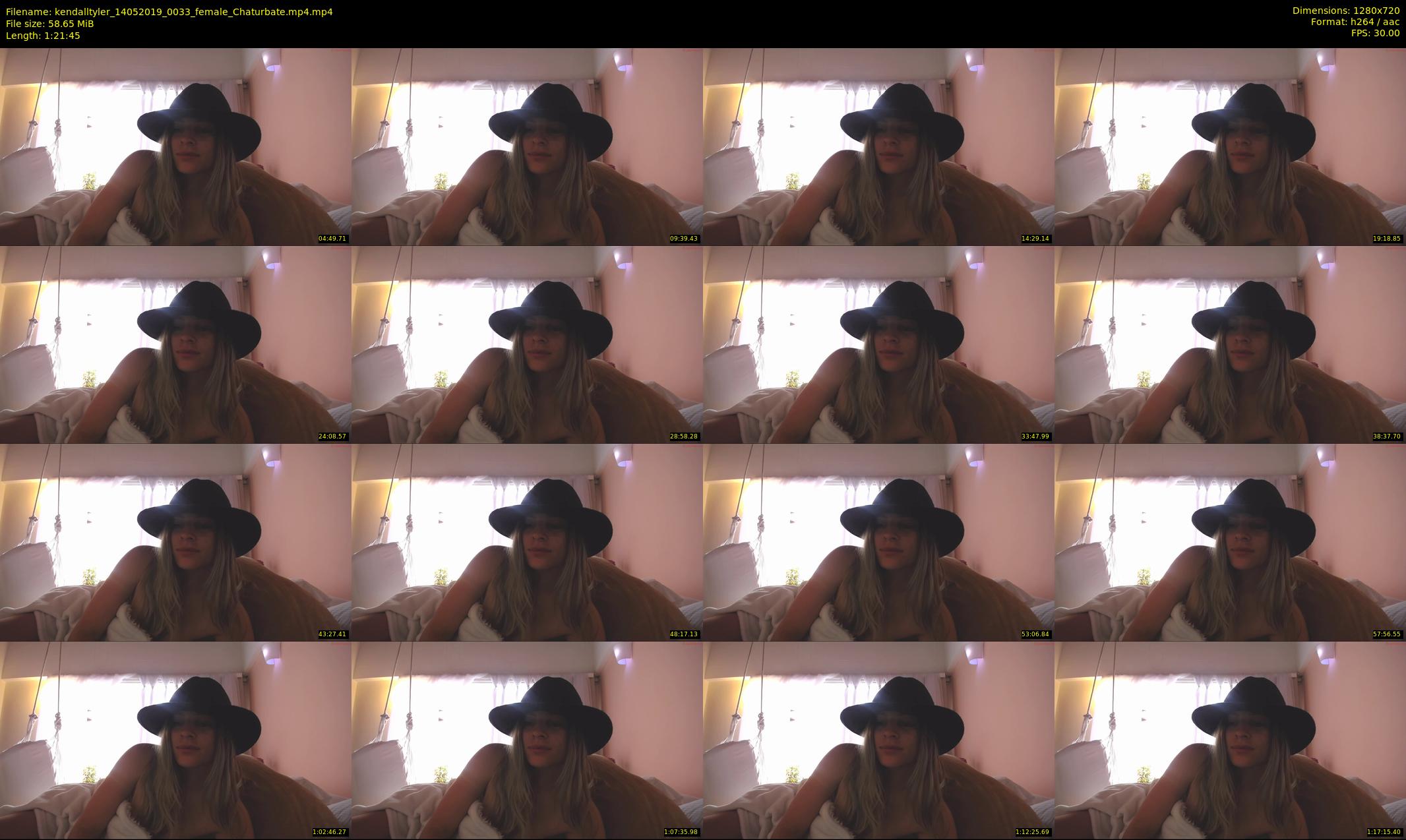 kendalltyler — 82 minute Chaturbate female cam show recording, 720p, May 14, 2019