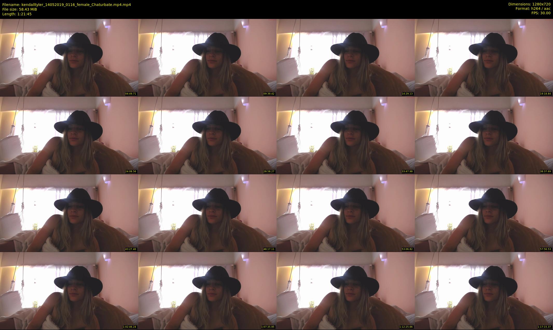 kendalltyler — 82 minute Chaturbate female cam show recording, 720p, May 14, 2019