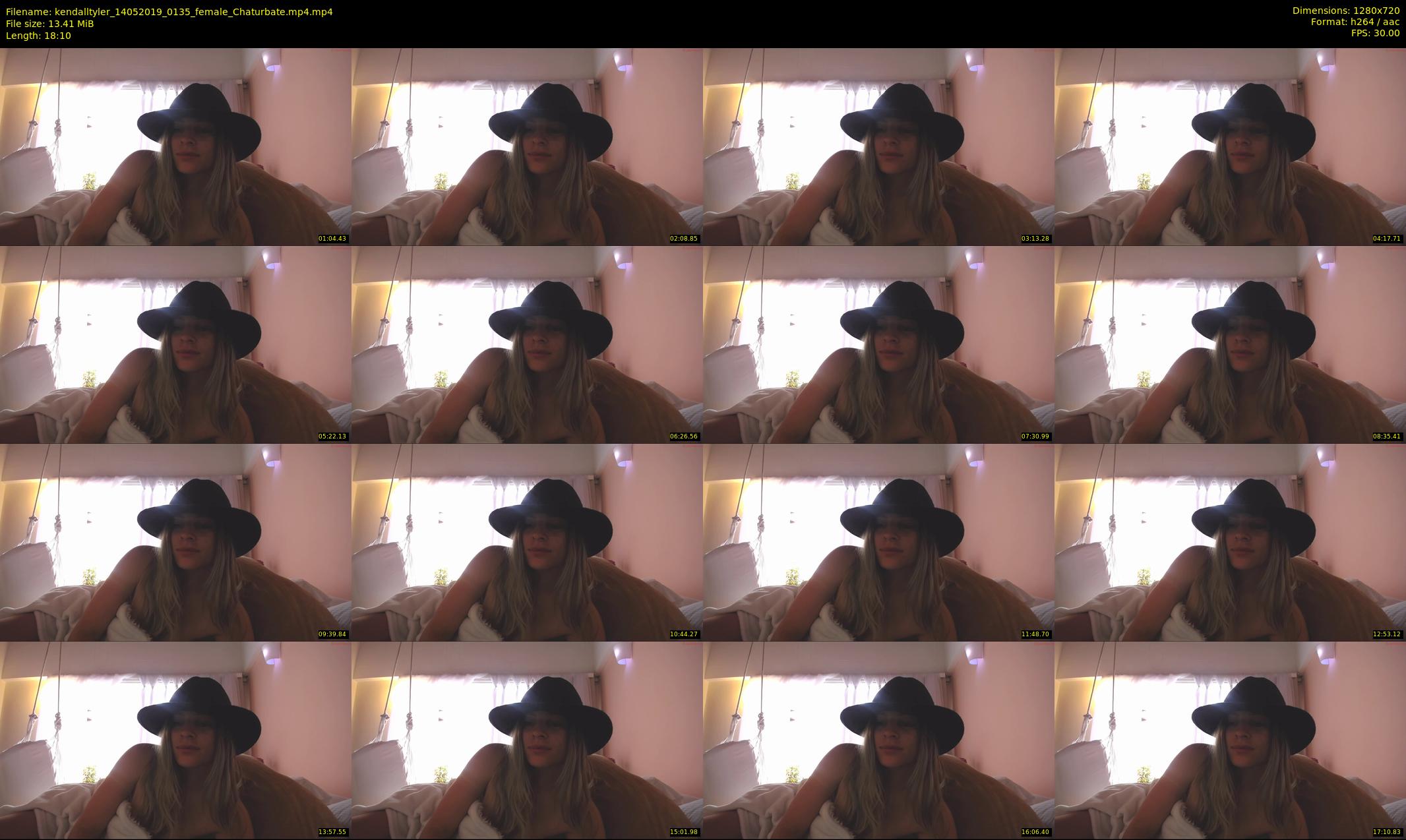 kendalltyler — 19 minute Chaturbate female cam show recording, 720p, May 14, 2019