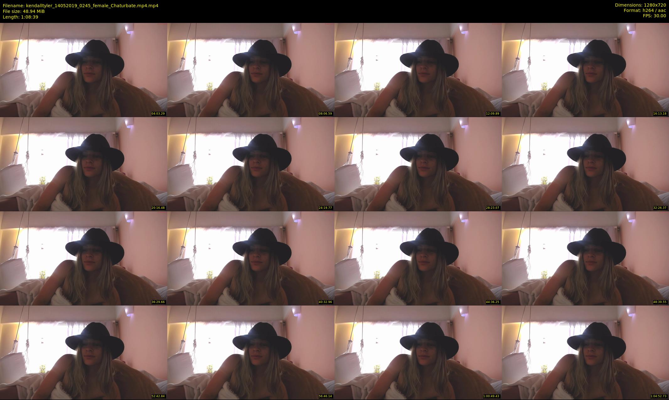 kendalltyler — 69 minute Chaturbate female cam show recording, 720p, May 14, 2019