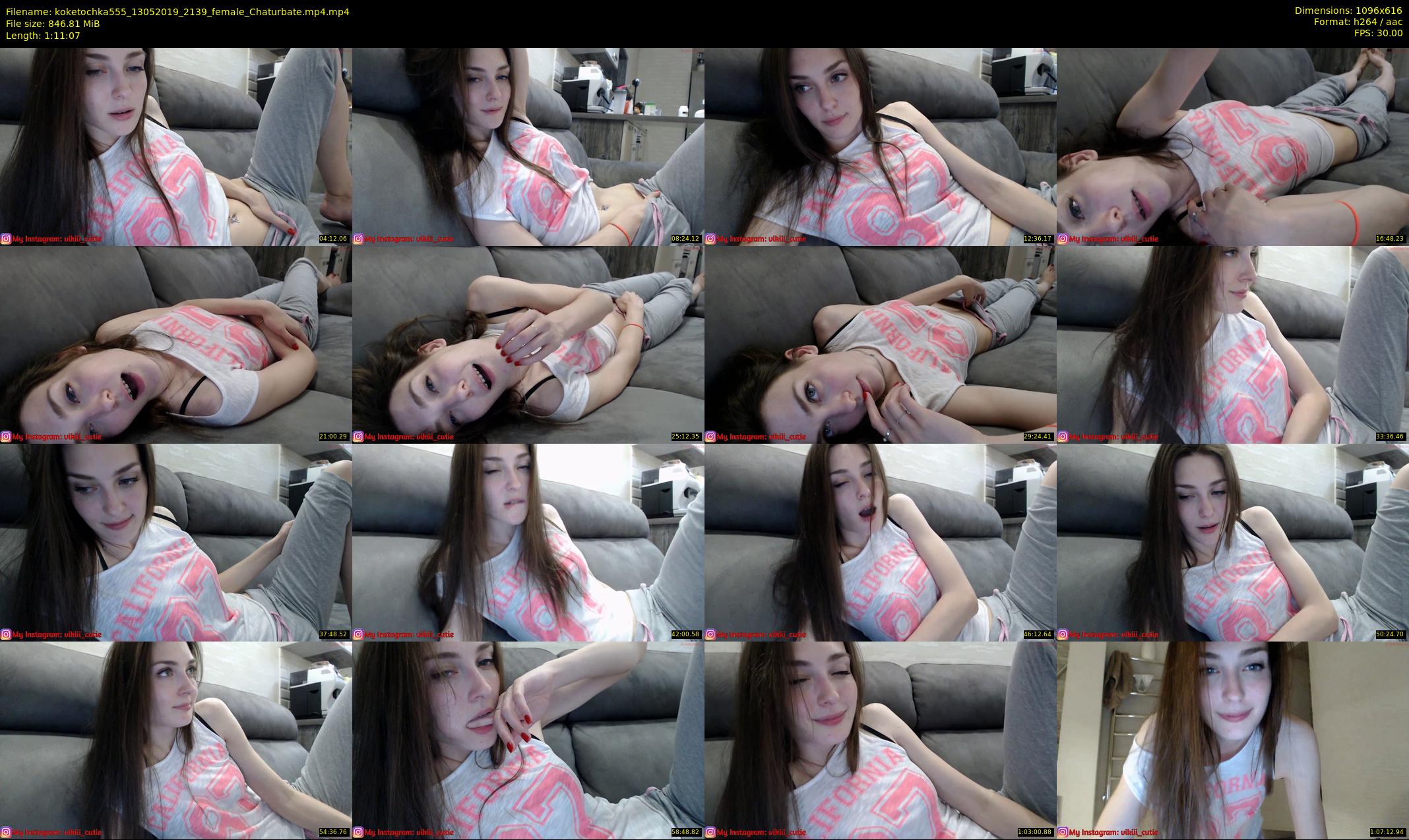 koketochka555 — 72 minute Chaturbate female cam show recording, 480p, May 13, 2019