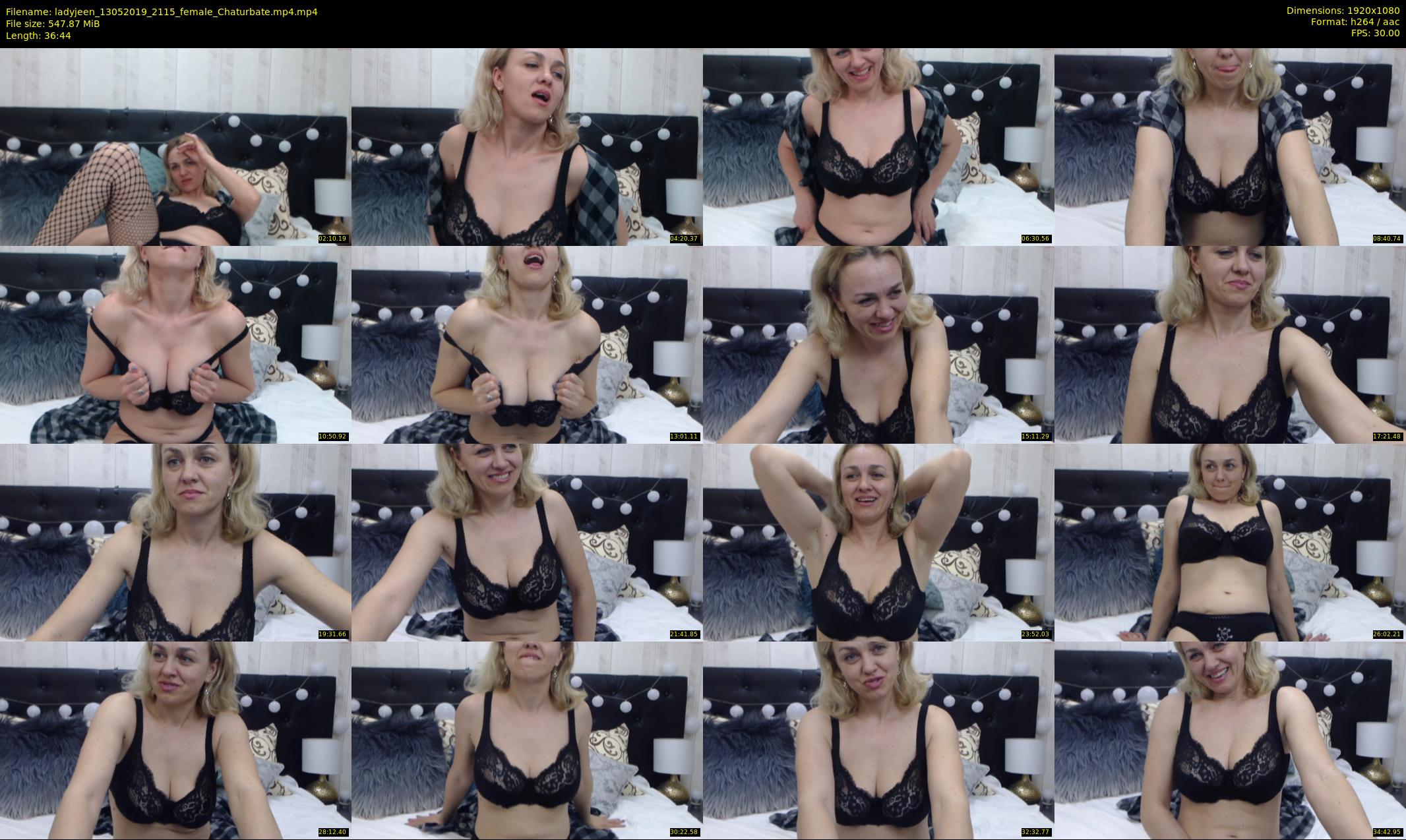 ladyjeen — 37 minute Chaturbate female cam show recording, 1080p, May 13, 2019