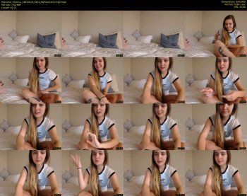 monica — 3 minute MyFreeCams cam show recording, 480p, May 14, 2019