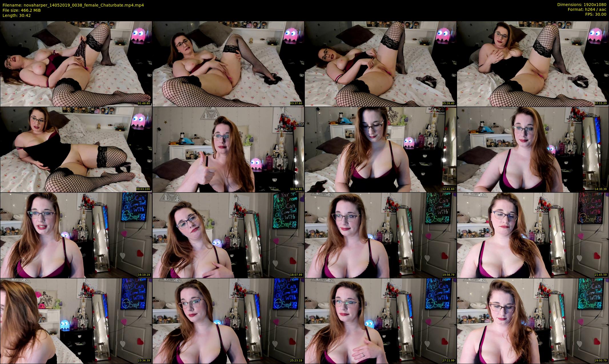 novaharper — 31 minute Chaturbate female cam show recording, 1080p, May 14, 2019