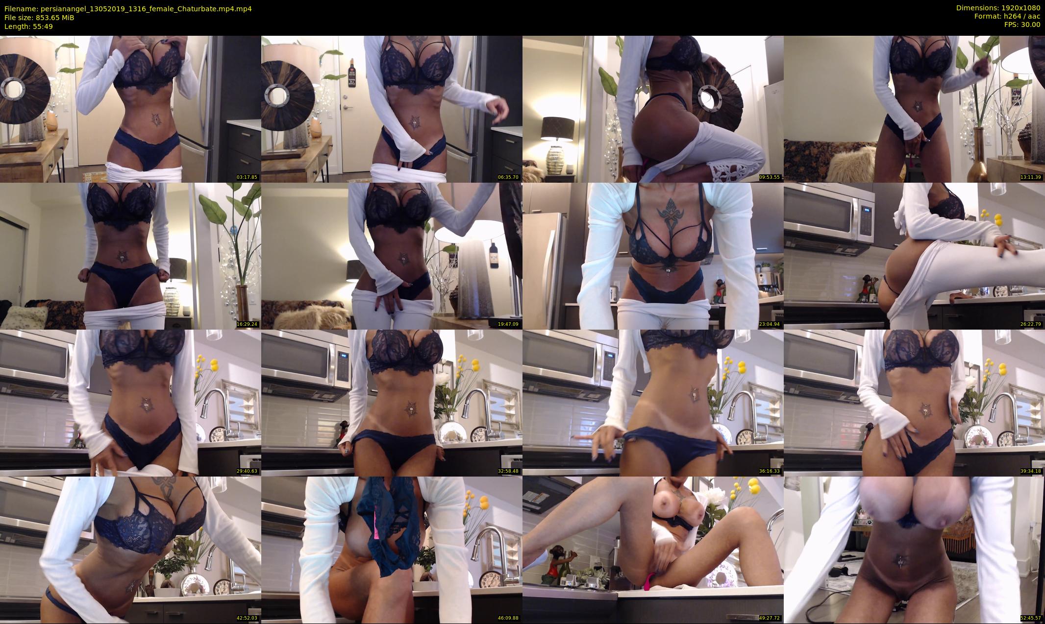 persianangel — 56 minute Chaturbate female cam show recording, 1080p, May 13, 2019