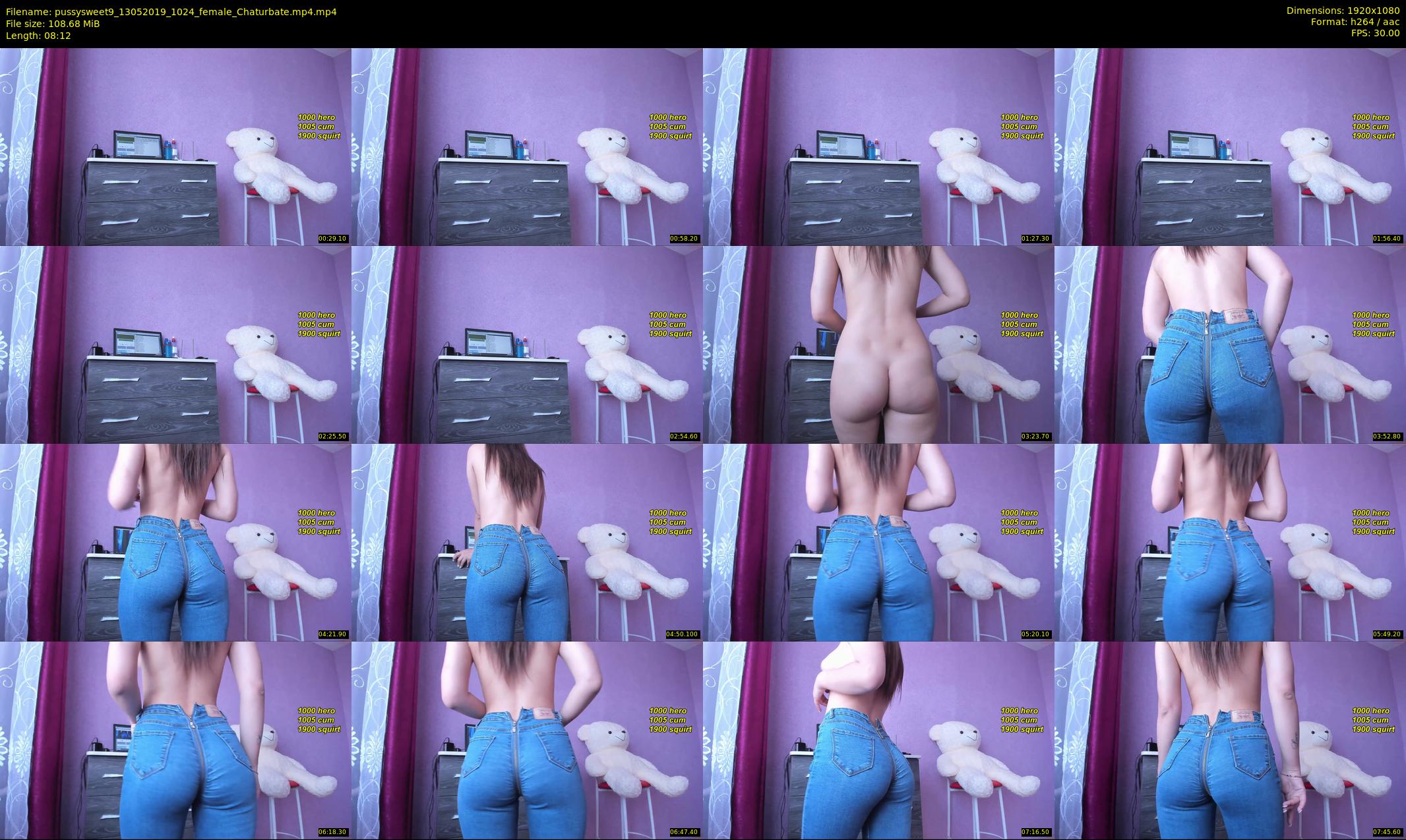 pussysweet9 — 9 minute Chaturbate female cam show recording, 1080p, May 13, 2019
