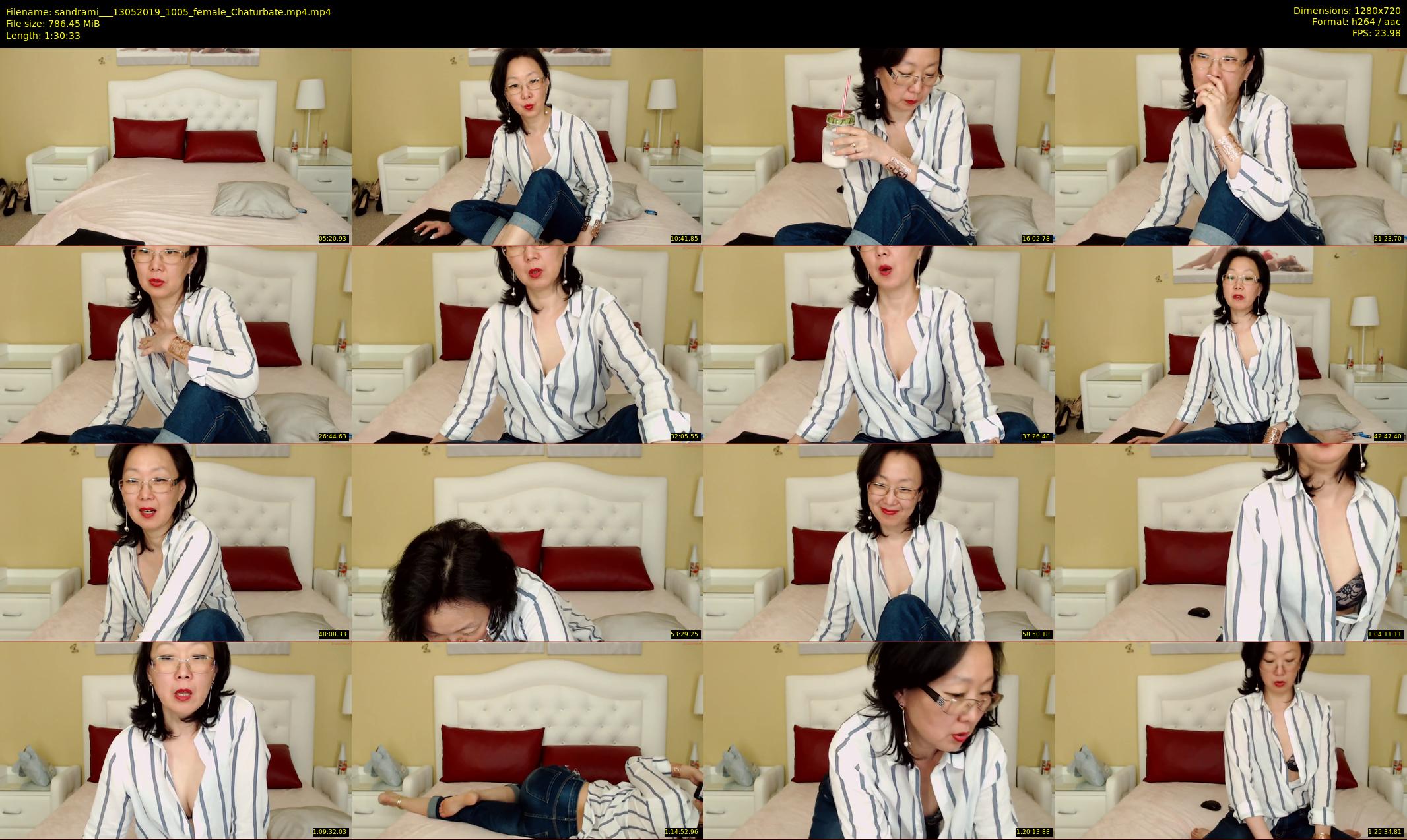 sandrami__ — 91 minute Chaturbate female cam show recording, 720p, May 13, 2019