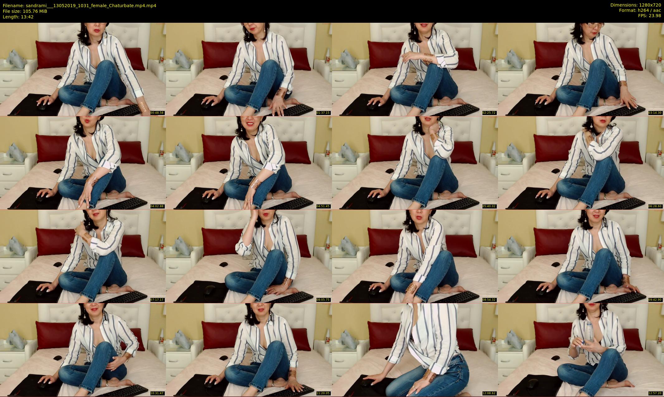 sandrami__ — 14 minute Chaturbate female cam show recording, 720p, May 13, 2019