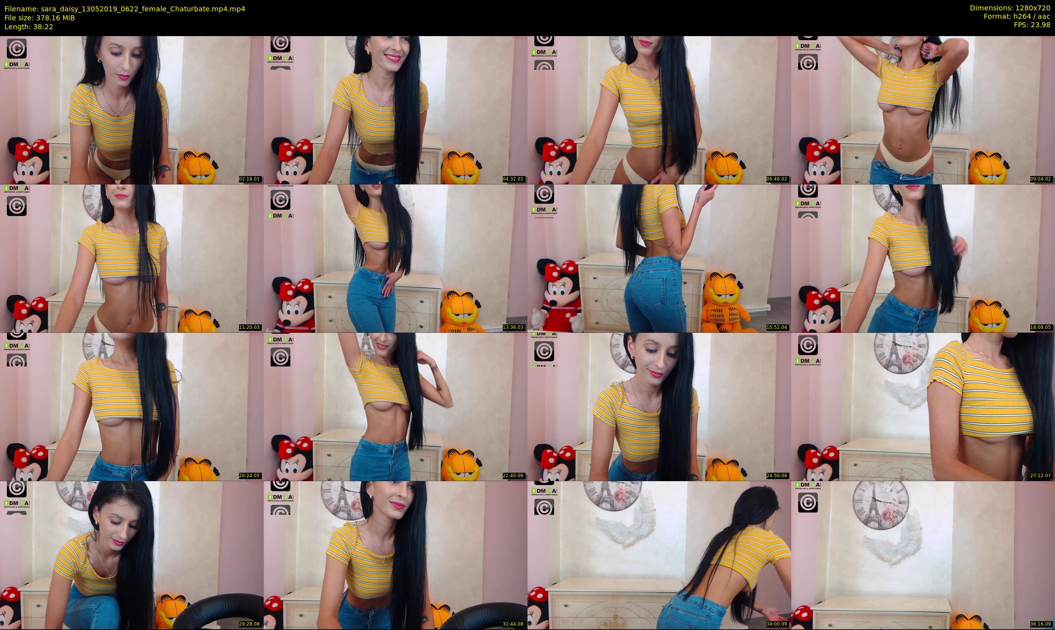 sara_daisy — 39 minute Chaturbate female cam show recording, 720p, May 13, 2019