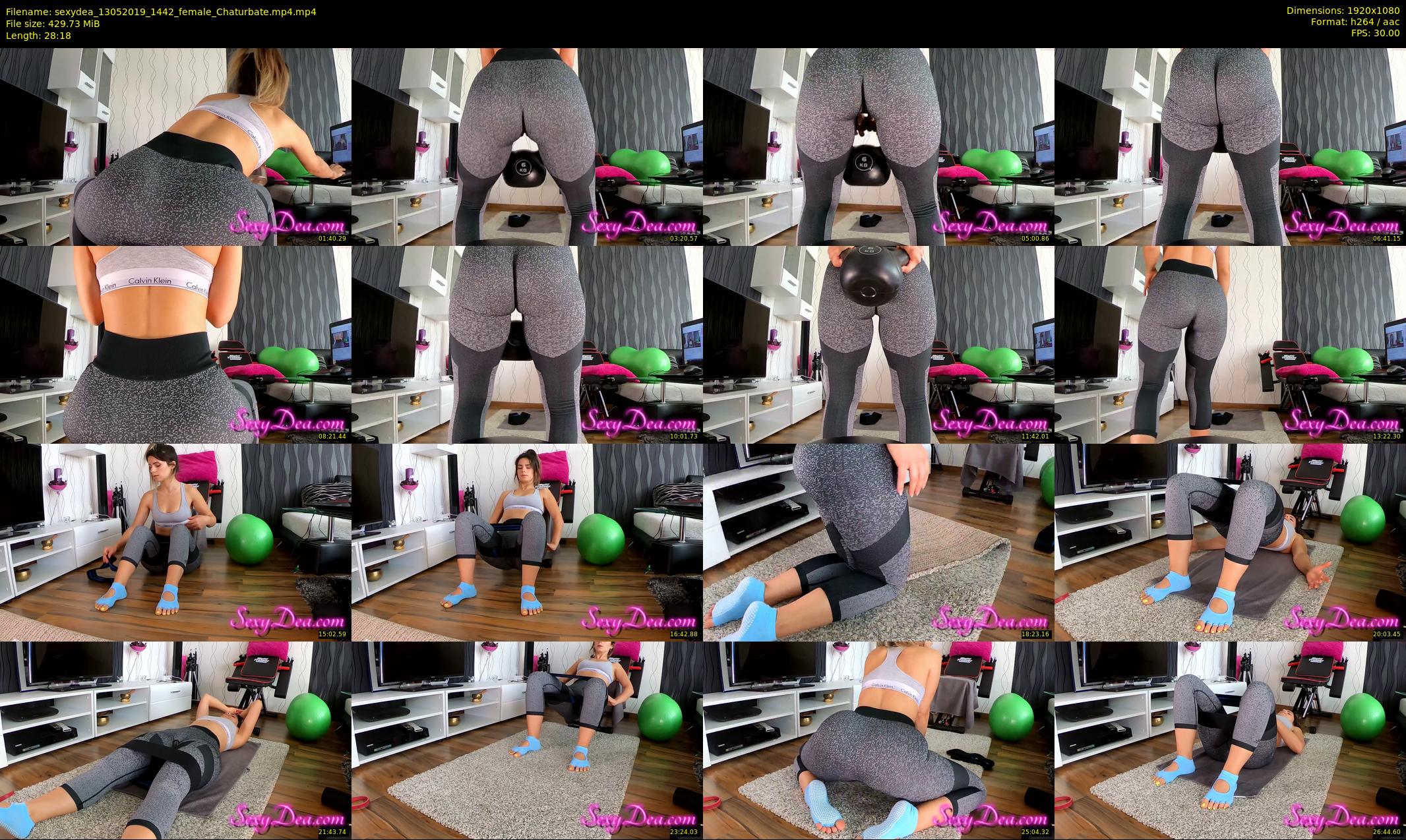 sexydea — 29 minute Chaturbate female cam show recording, 1080p, May 13, 2019