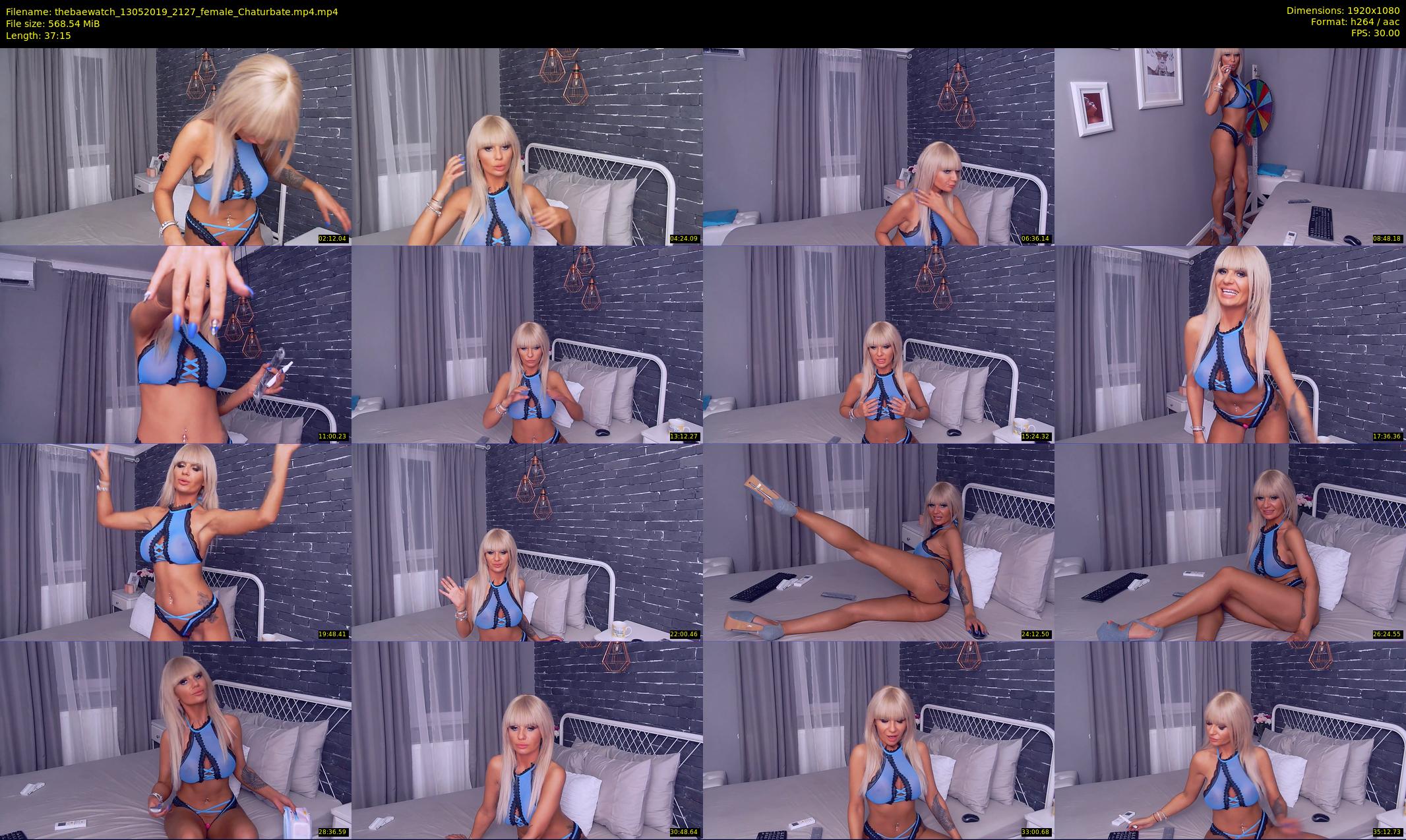 thebaewatch — 38 minute Chaturbate female cam show recording, 1080p, May 13, 2019