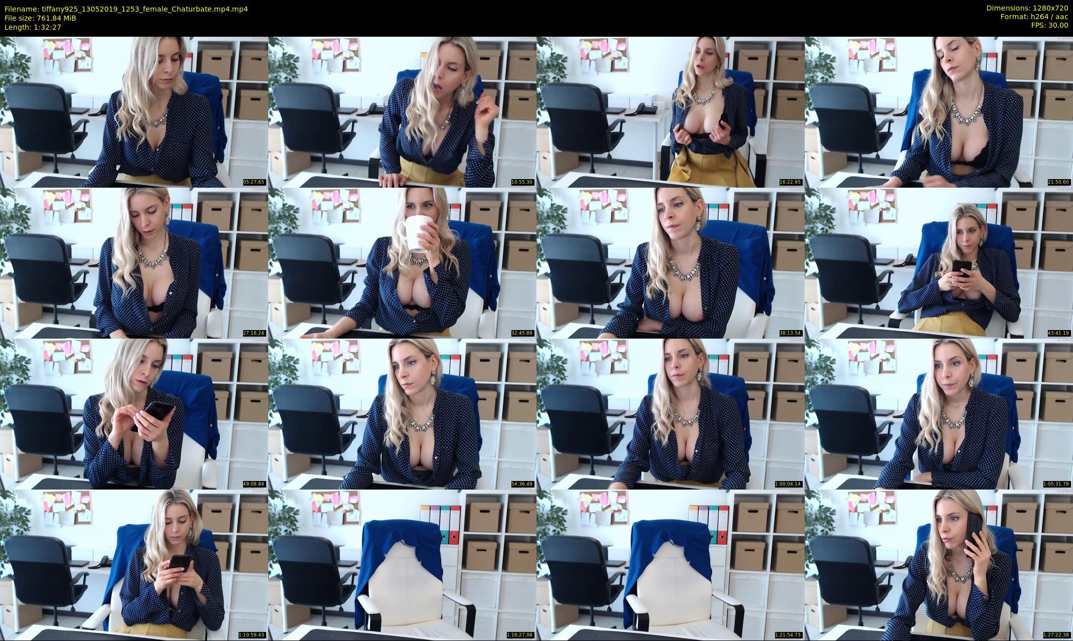 tiffany925 — 93 minute Chaturbate female cam show recording, 720p, May 13, 2019